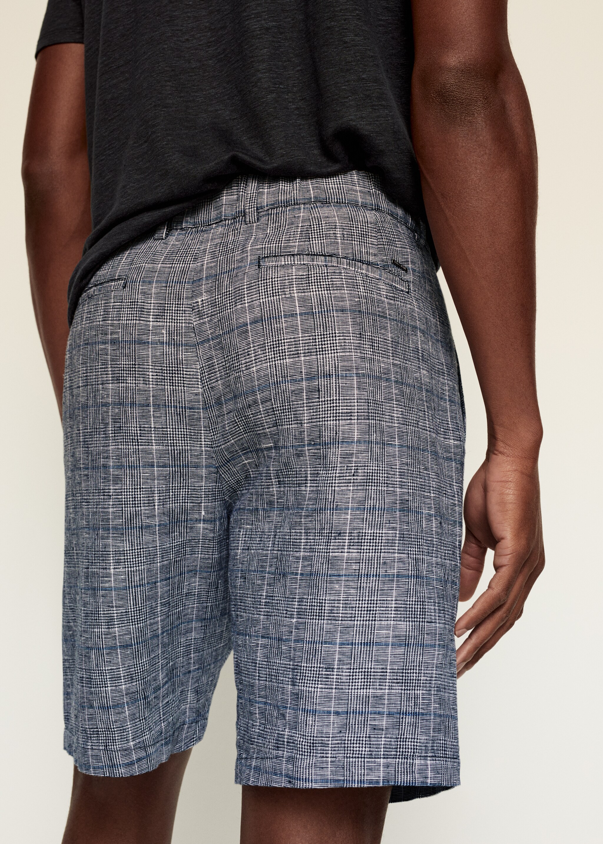 Bermudas lino cuadros - Detalle del artículo 3