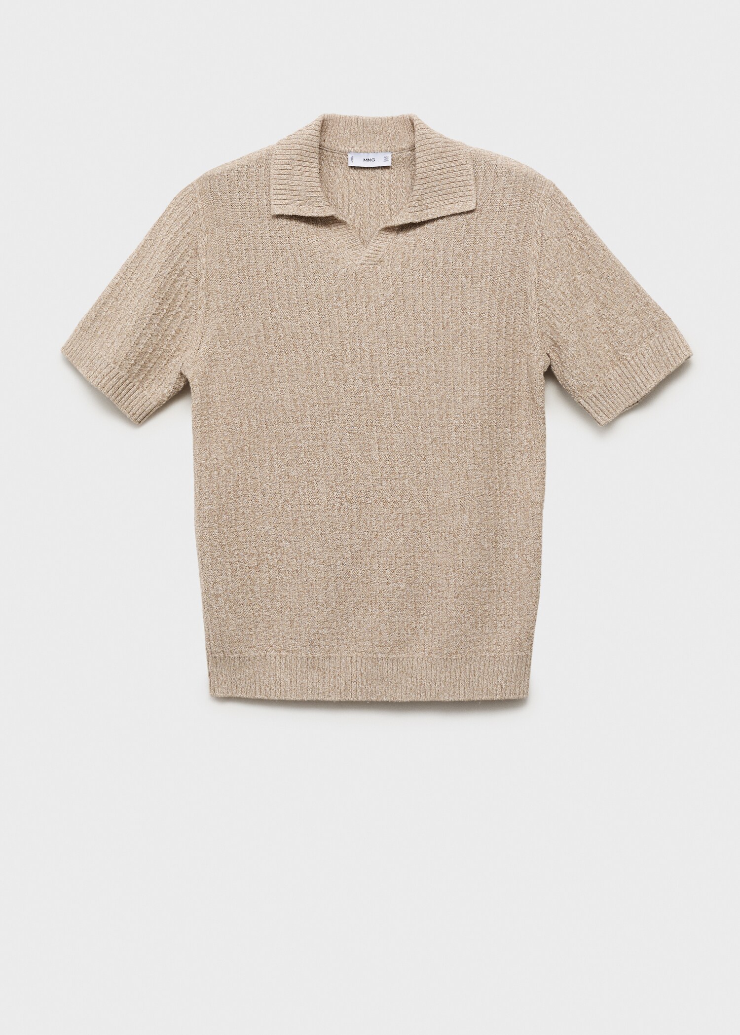 Polo algodón punto estructura - Artículo sin modelo