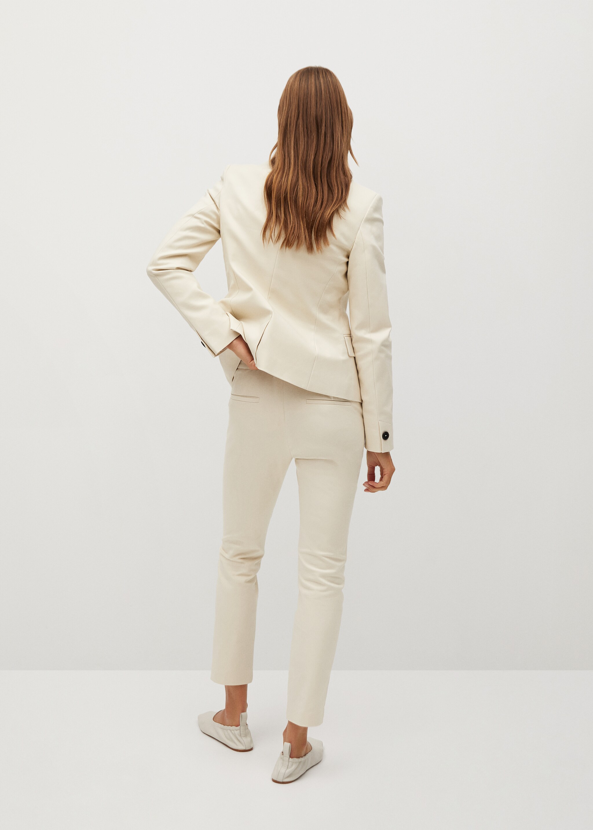 Pantalón pitillo traje - Reverso del artículo