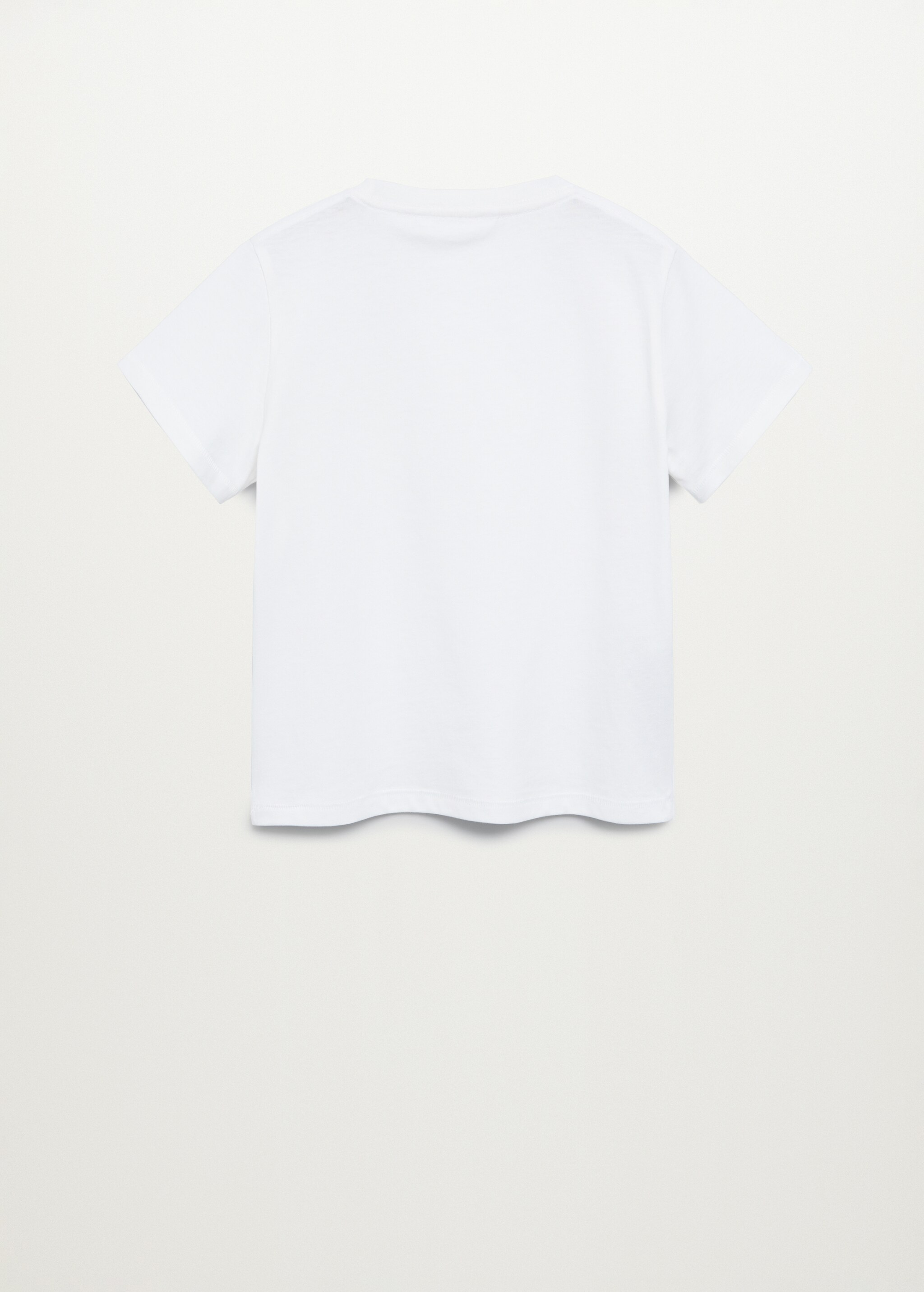 Organic cotton pocket t-shirt - Reverse of the article