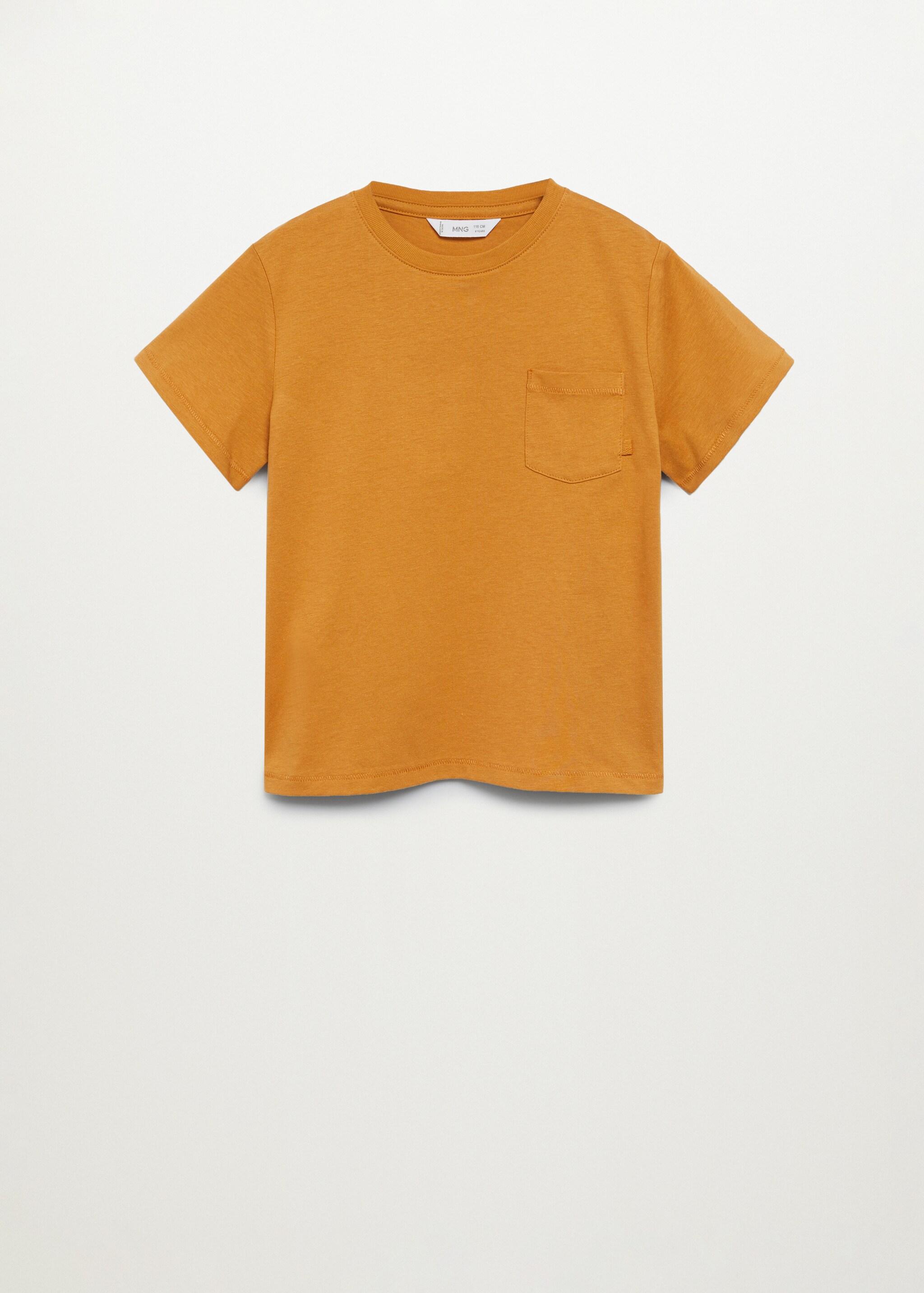 Organic cotton pocket t-shirt - Article without model