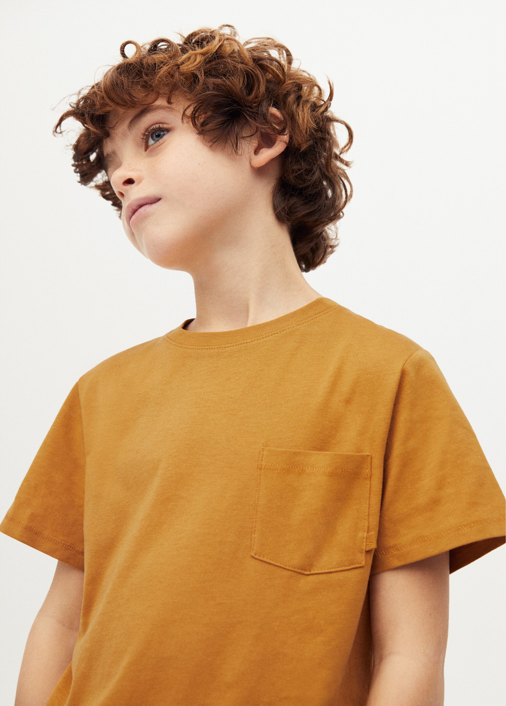 Organic cotton pocket t-shirt - Details of the article 1
