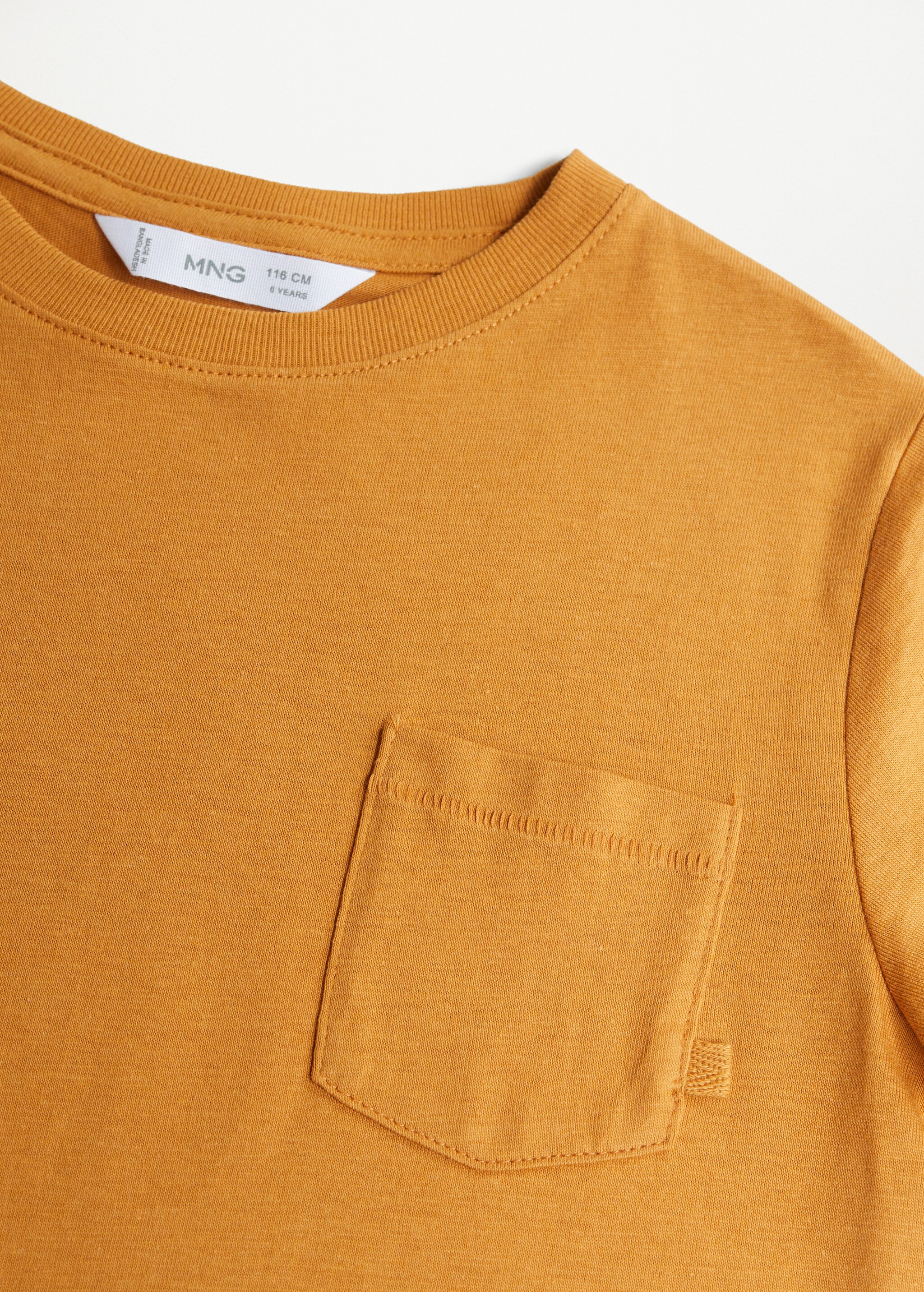 Organic cotton pocket t-shirt - Details of the article 8