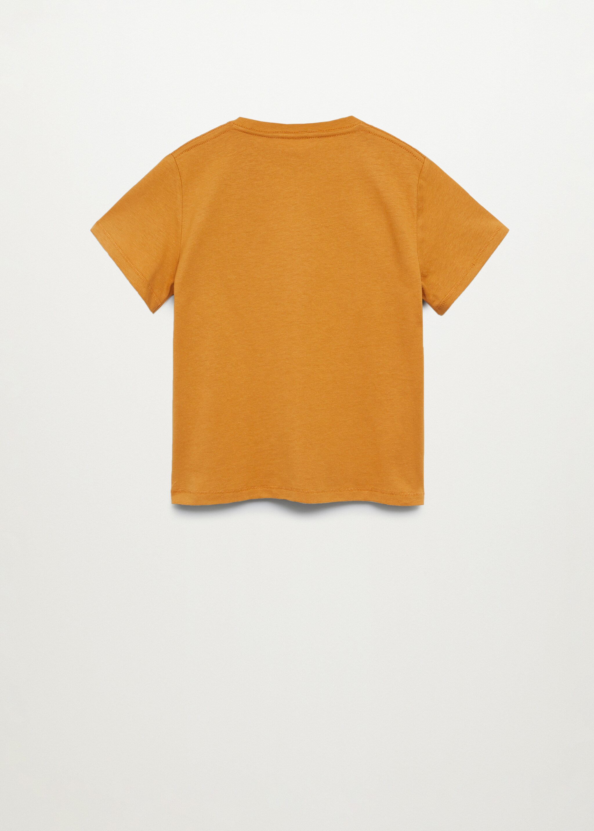 Organic cotton pocket t-shirt - Reverse of the article