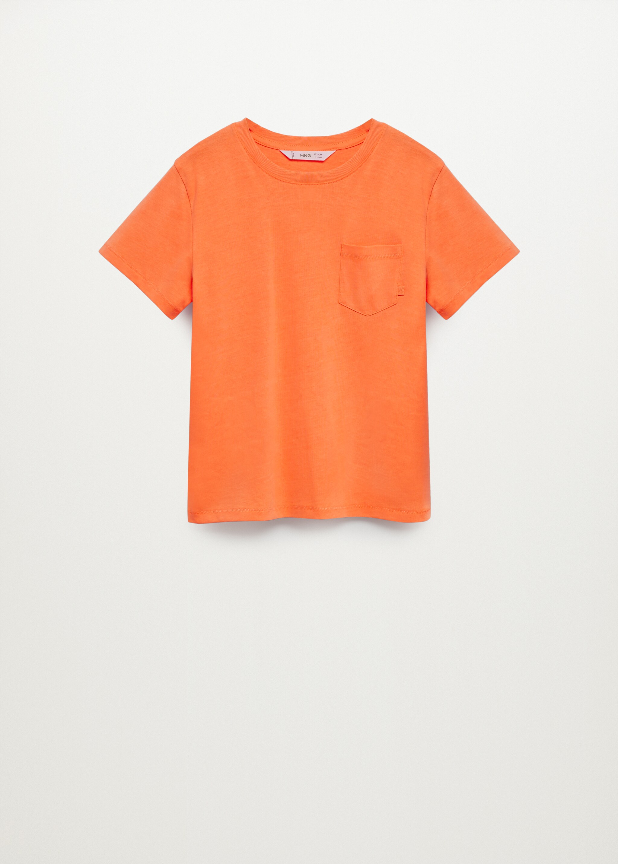 Organic cotton pocket t-shirt - Article without model