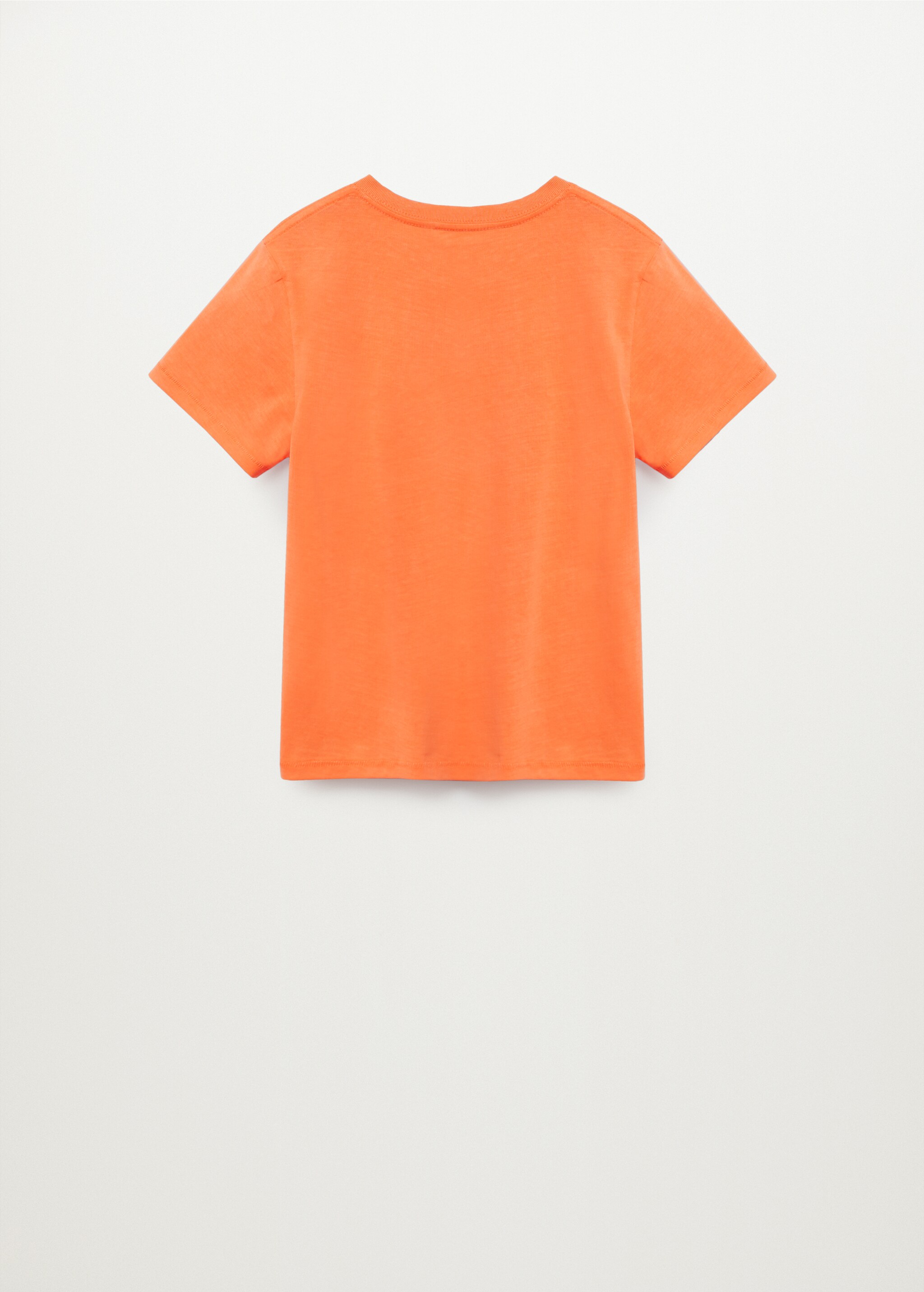 Organic cotton pocket t-shirt - Reverse of the article