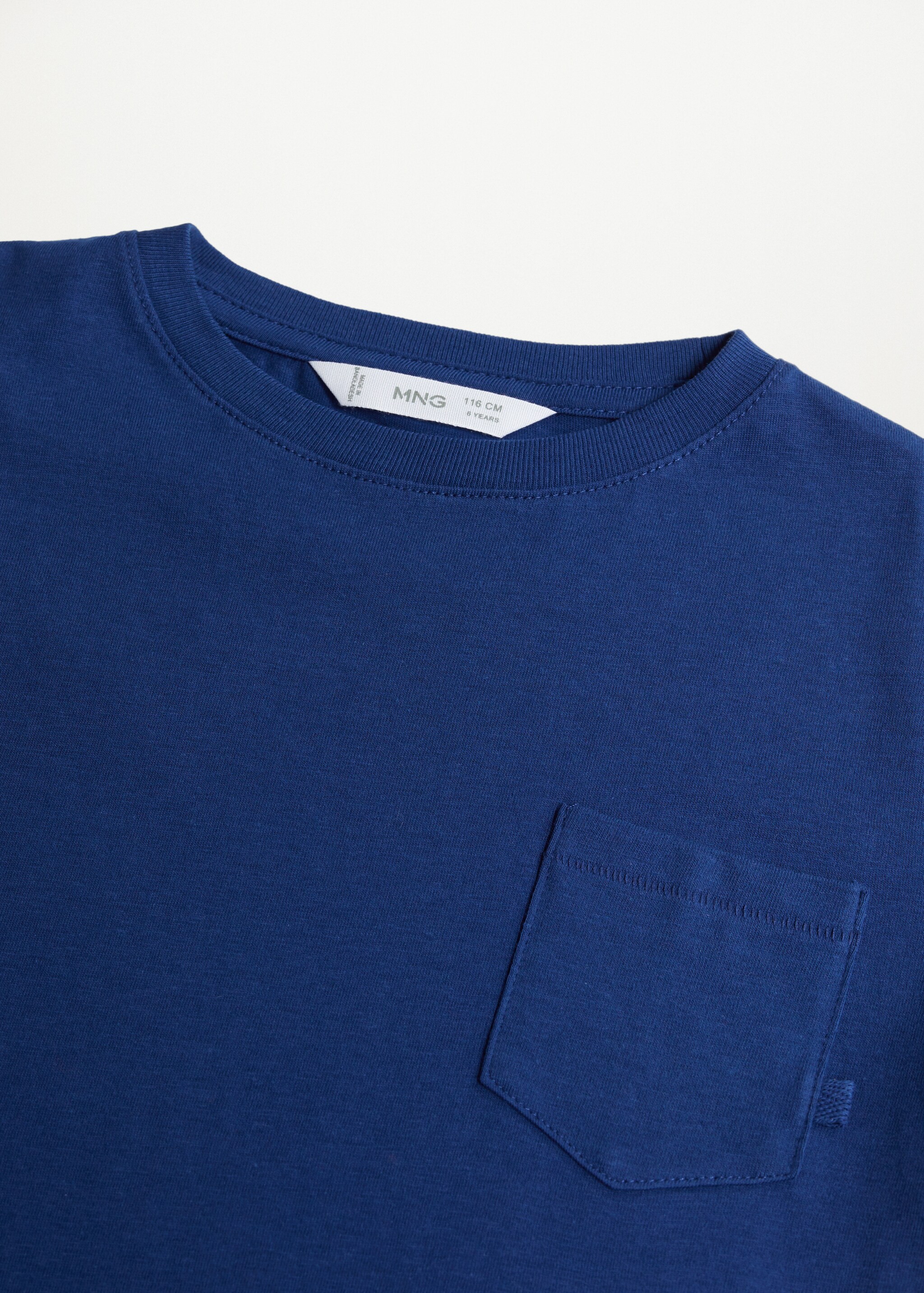 Organic cotton pocket t-shirt - Details of the article 8