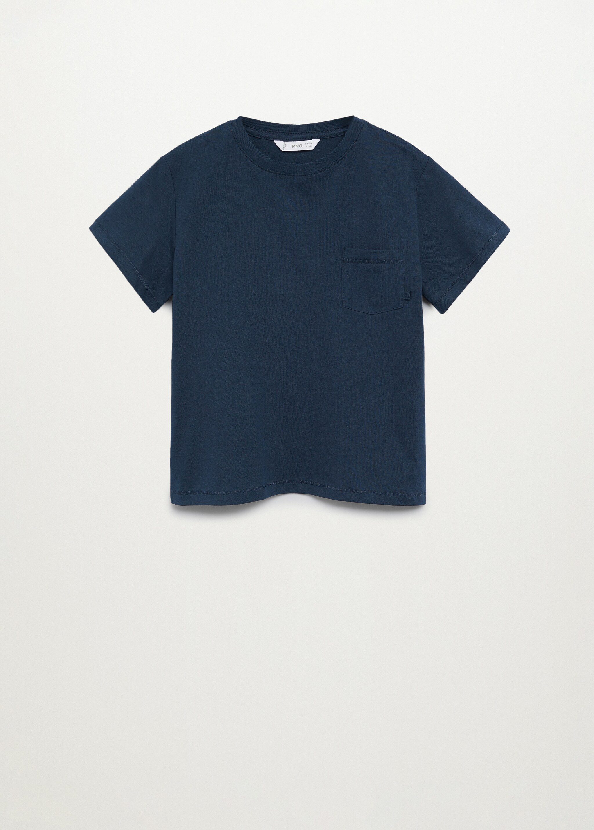 Organic cotton pocket t-shirt - Article without model
