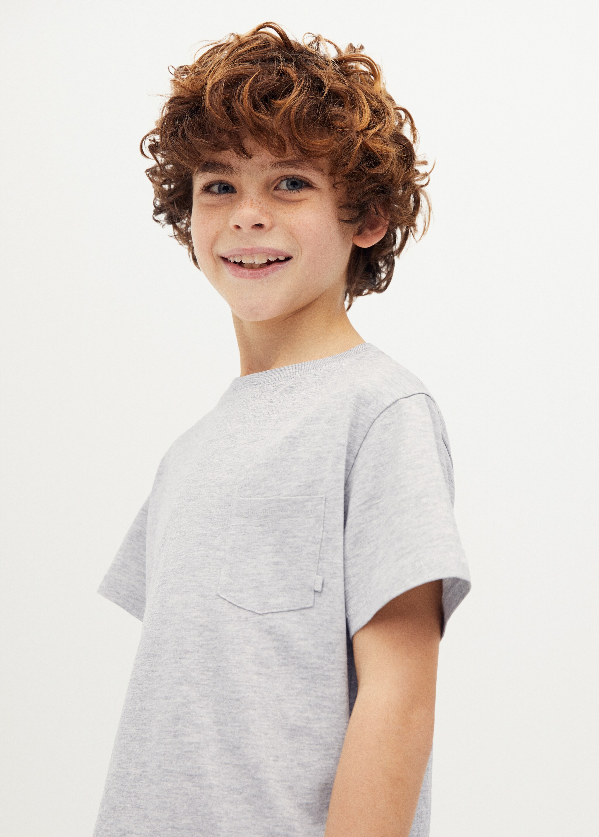 Organic cotton pocket t-shirt - Details of the article 1