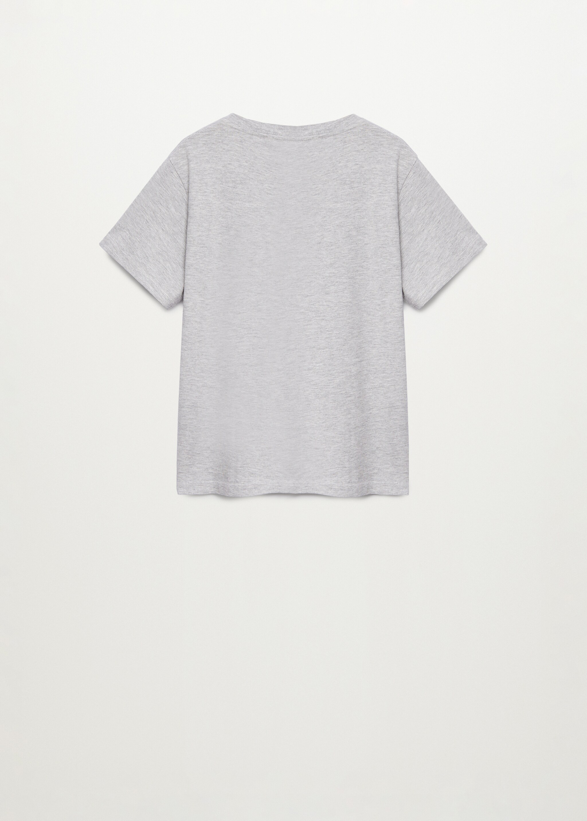 Organic cotton pocket t-shirt - Reverse of the article