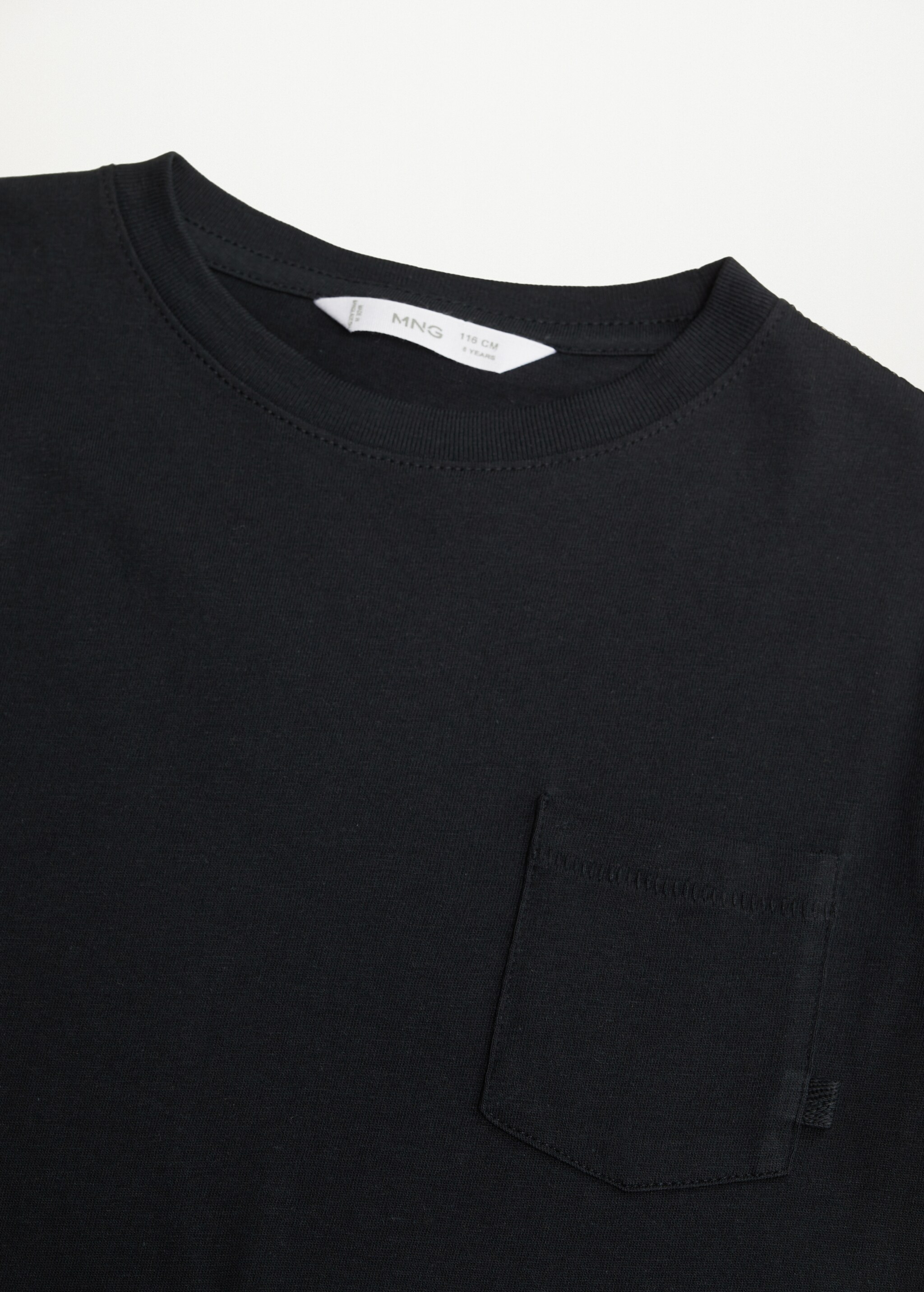 Organic cotton pocket t-shirt - Details of the article 8