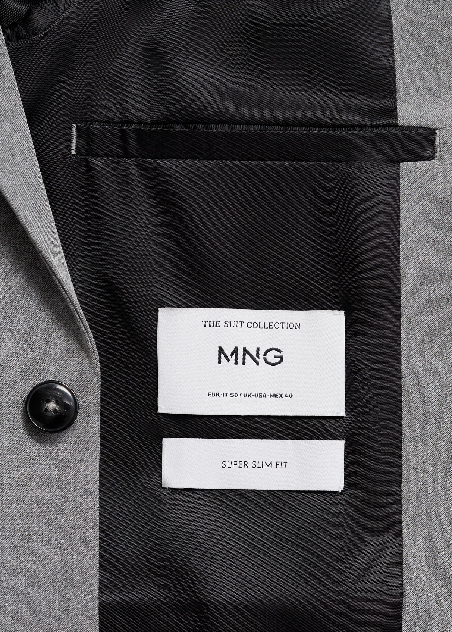 Super slim-fit suit jacket in stretch fabric - Details of the article 0