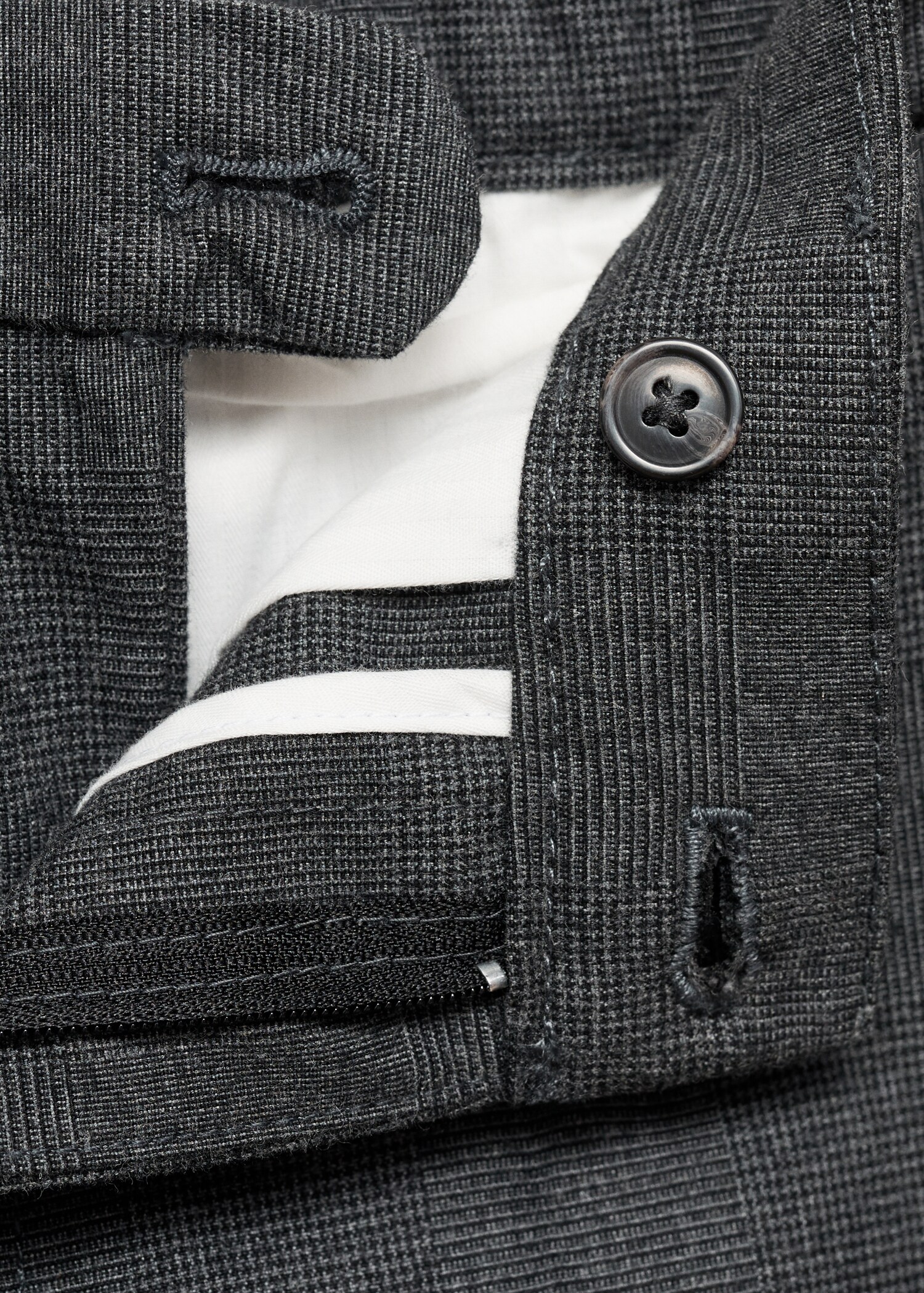 Flanellhose mit Prince-of-Wales-Check - Detail des Artikels 8