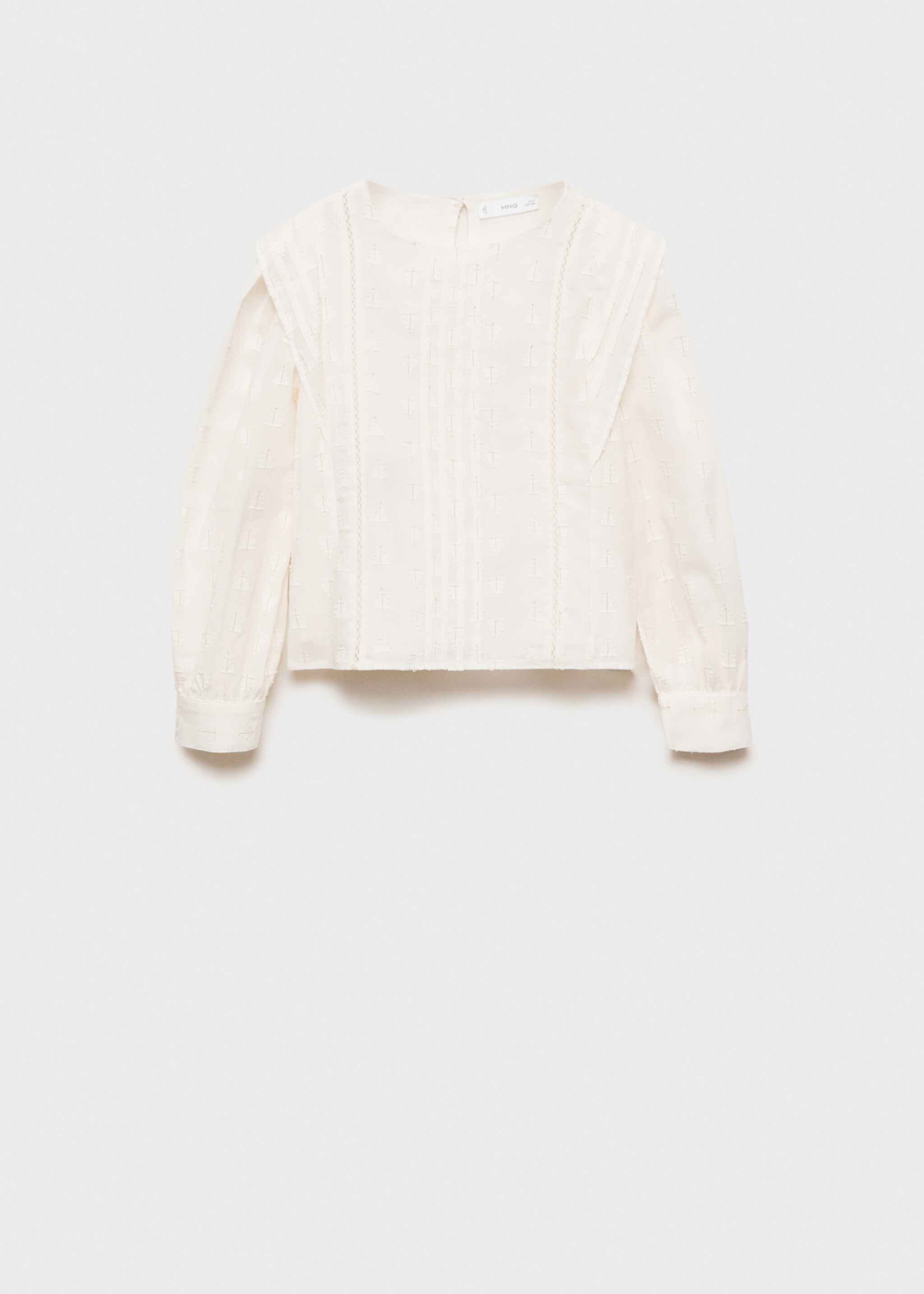 Brusa fil metal·litzat - Article sense model, Blanc trencat. Ref: 87030256-00.