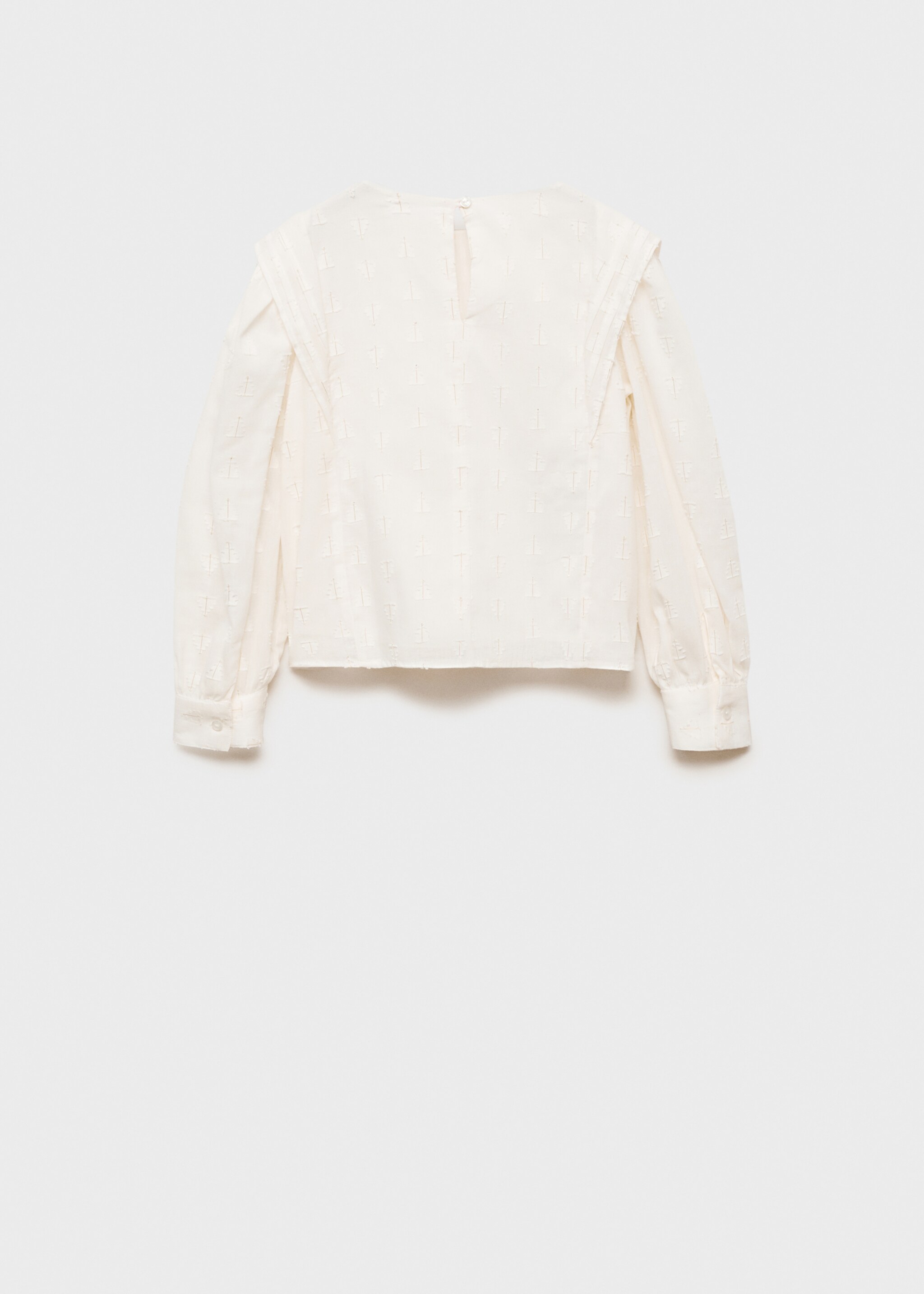 Brusa fil metal·litzat - Revers de l'article, Blanc trencat. Ref: 87030256-00.