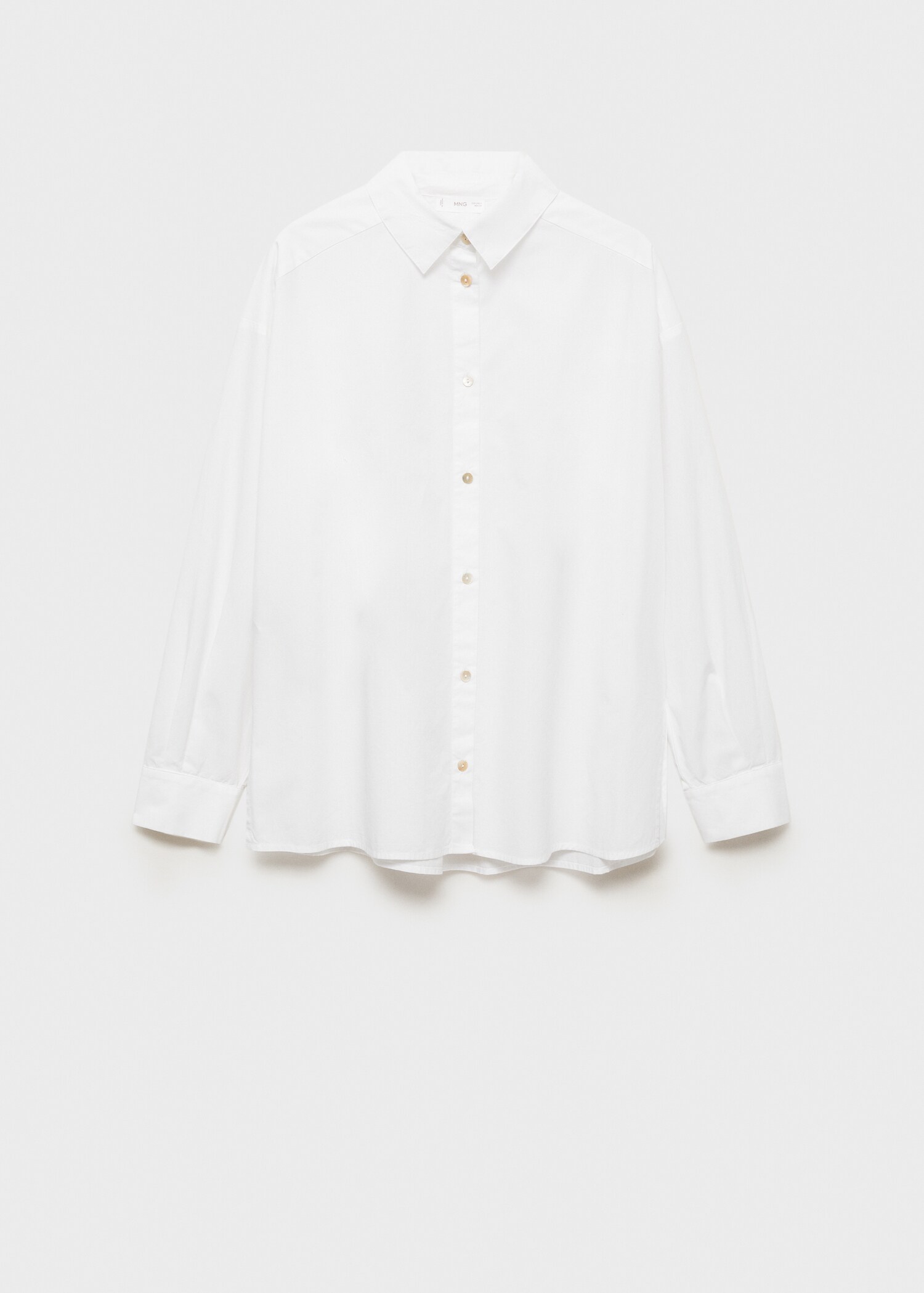 Oversize cotton shirt - Article without model