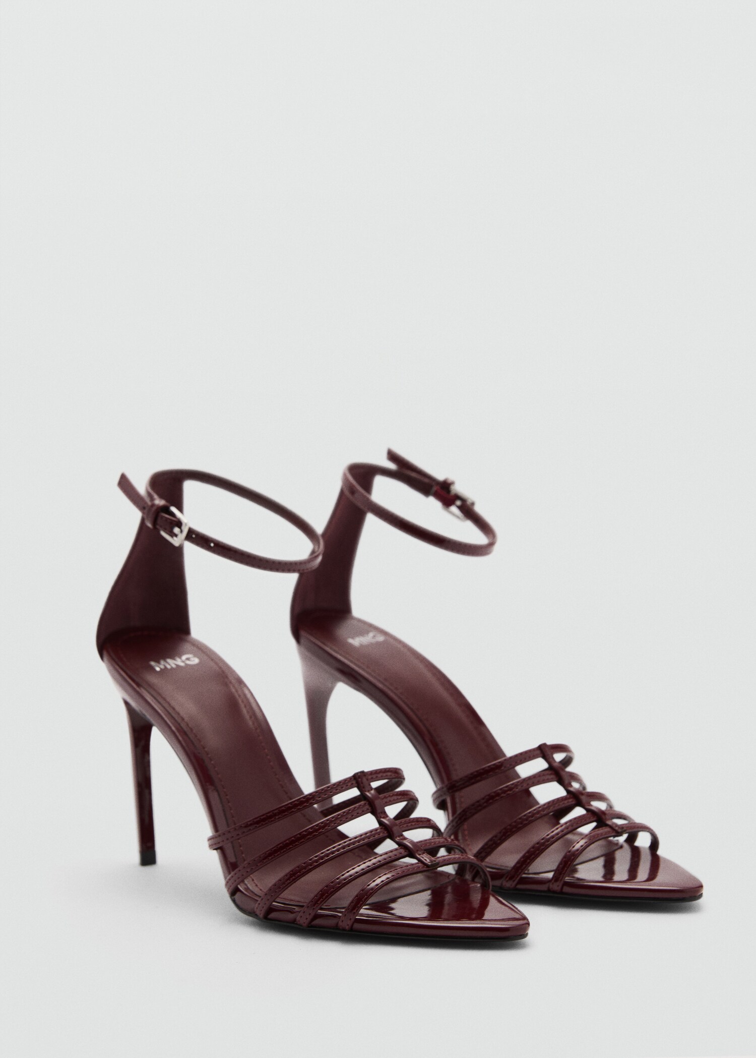 Strappy heeled sandals - Medium plane