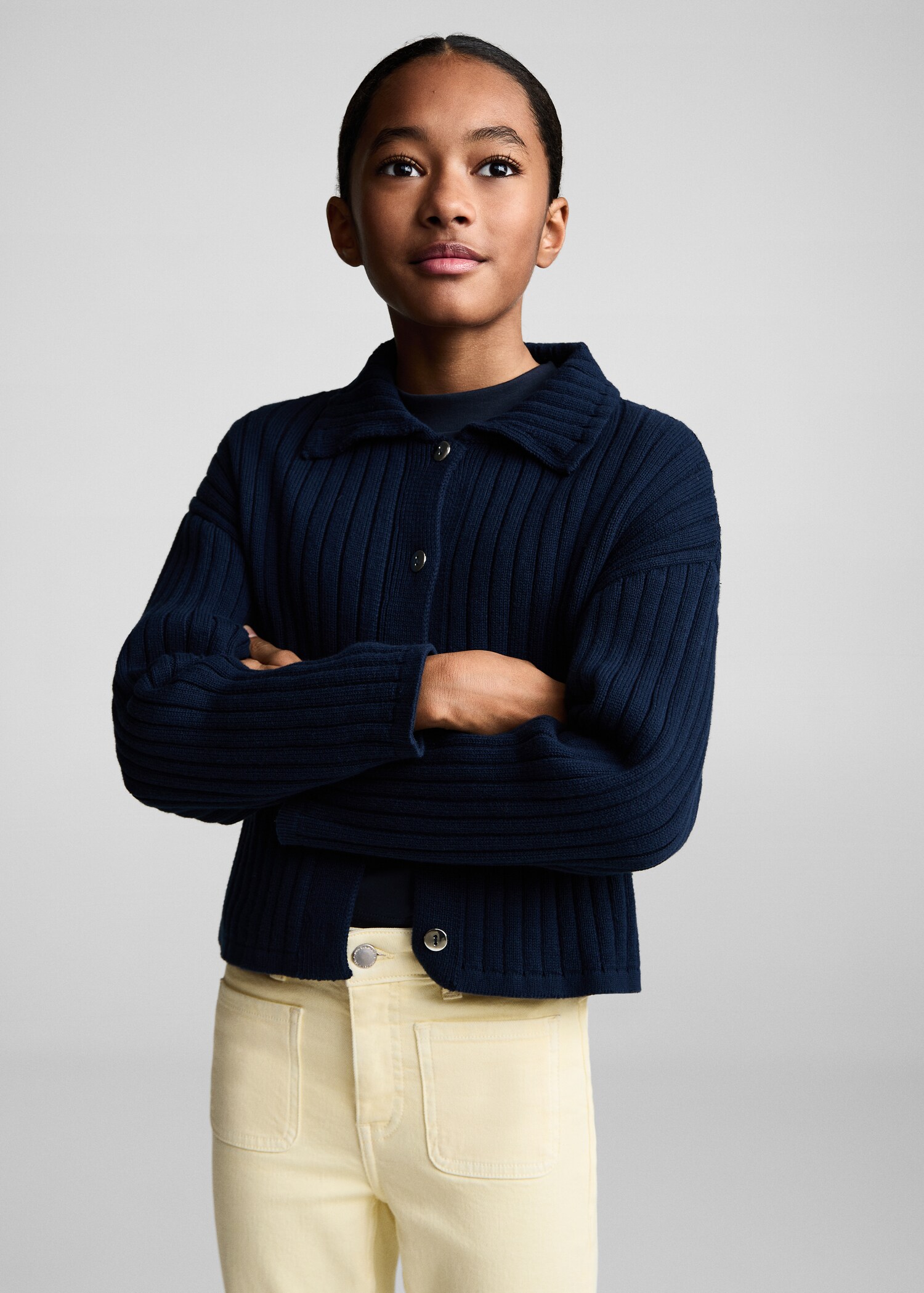 Flared jeans met zakken - Middenvlak