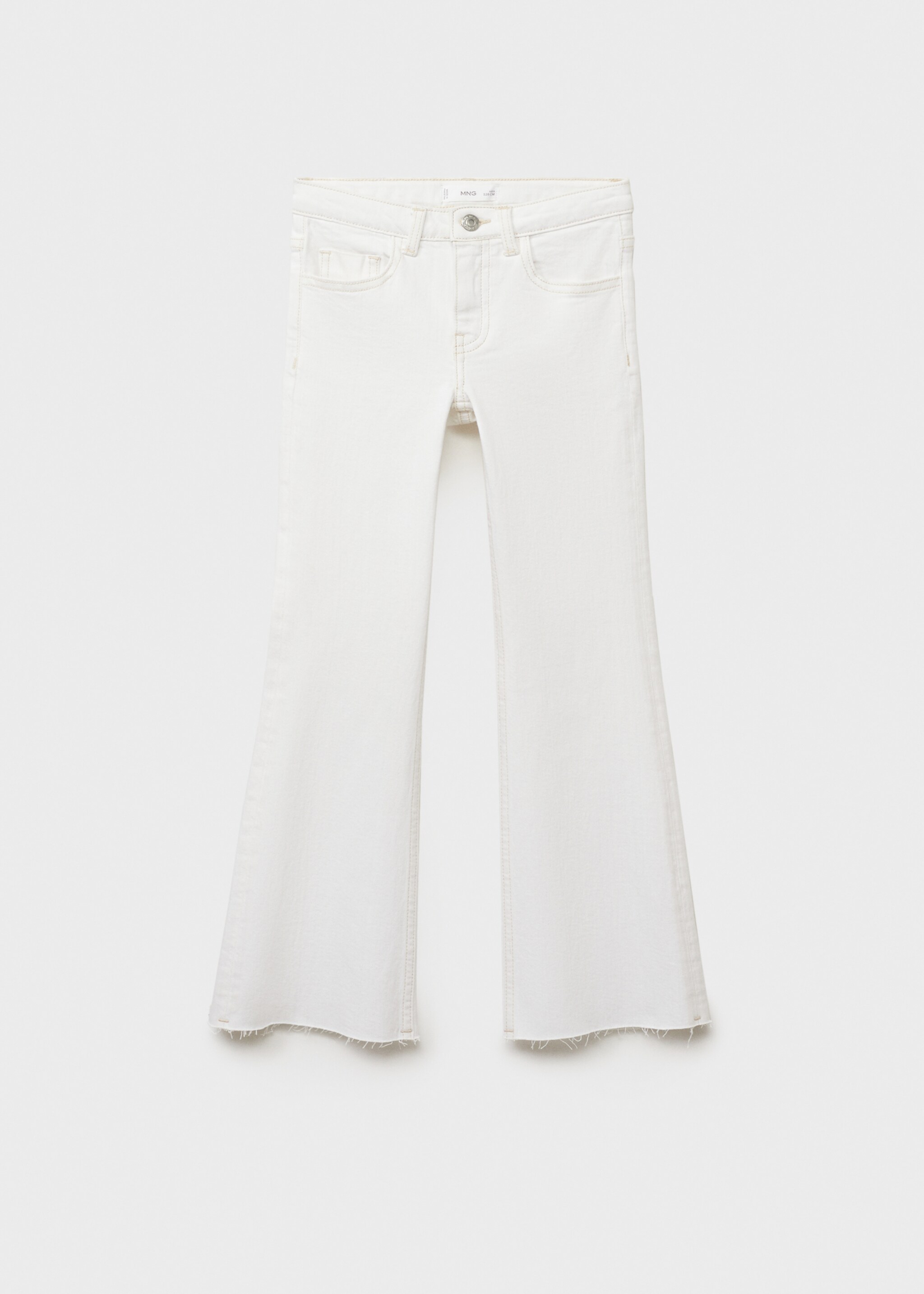 Frayed low-rise skinny jeans - Article without model, Off White. Ref: 87030425-00.