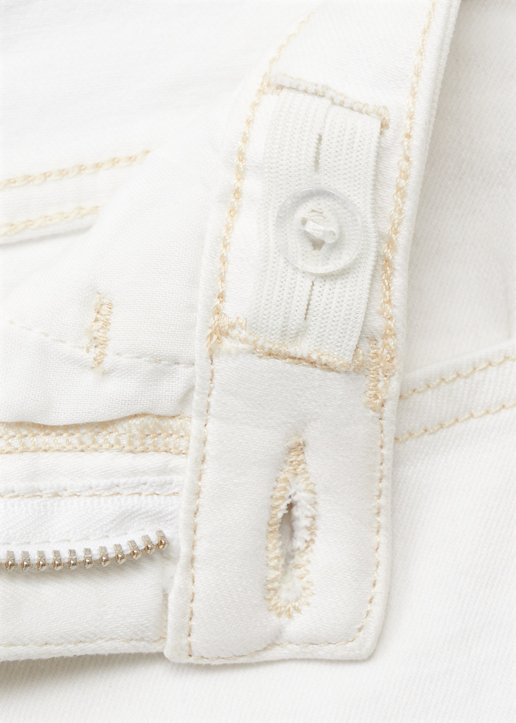 Frayed low-rise skinny jeans - Details of the article 8, Off White. Ref: 87030425-00.