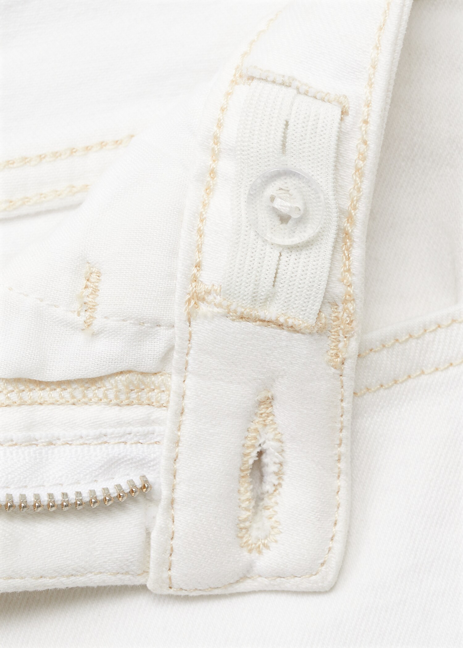 Frayed low-rise skinny jeans - Details of the article 8