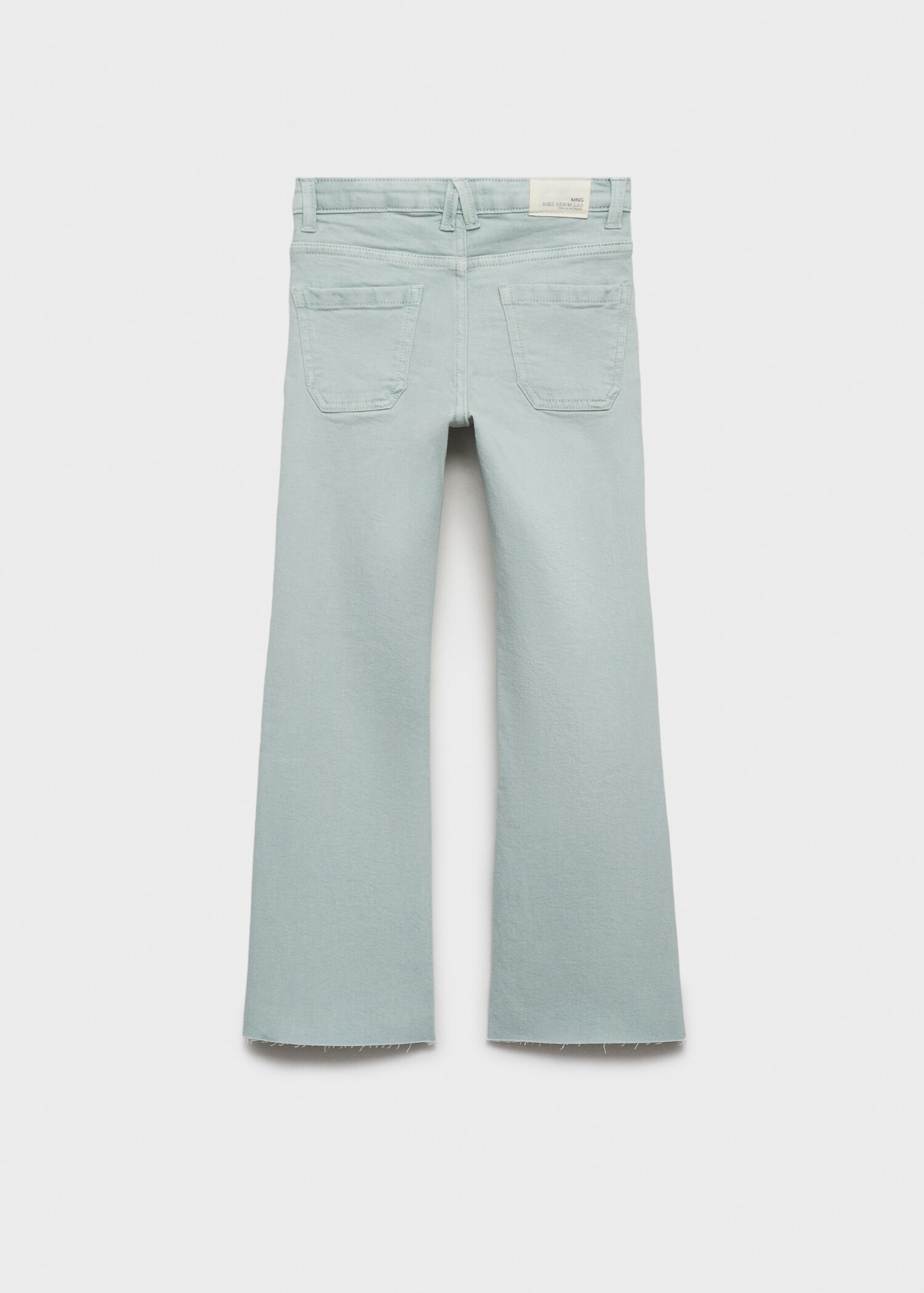 Frayed low-rise skinny jeans - Reverse of the article