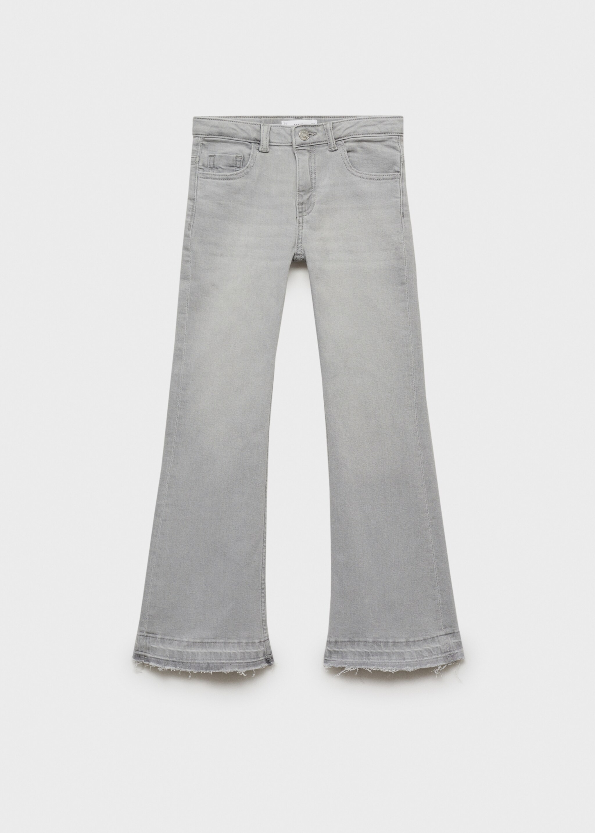 Frayed low-rise skinny jeans - Article without model, Denim Grey. Ref: 87030425-00.