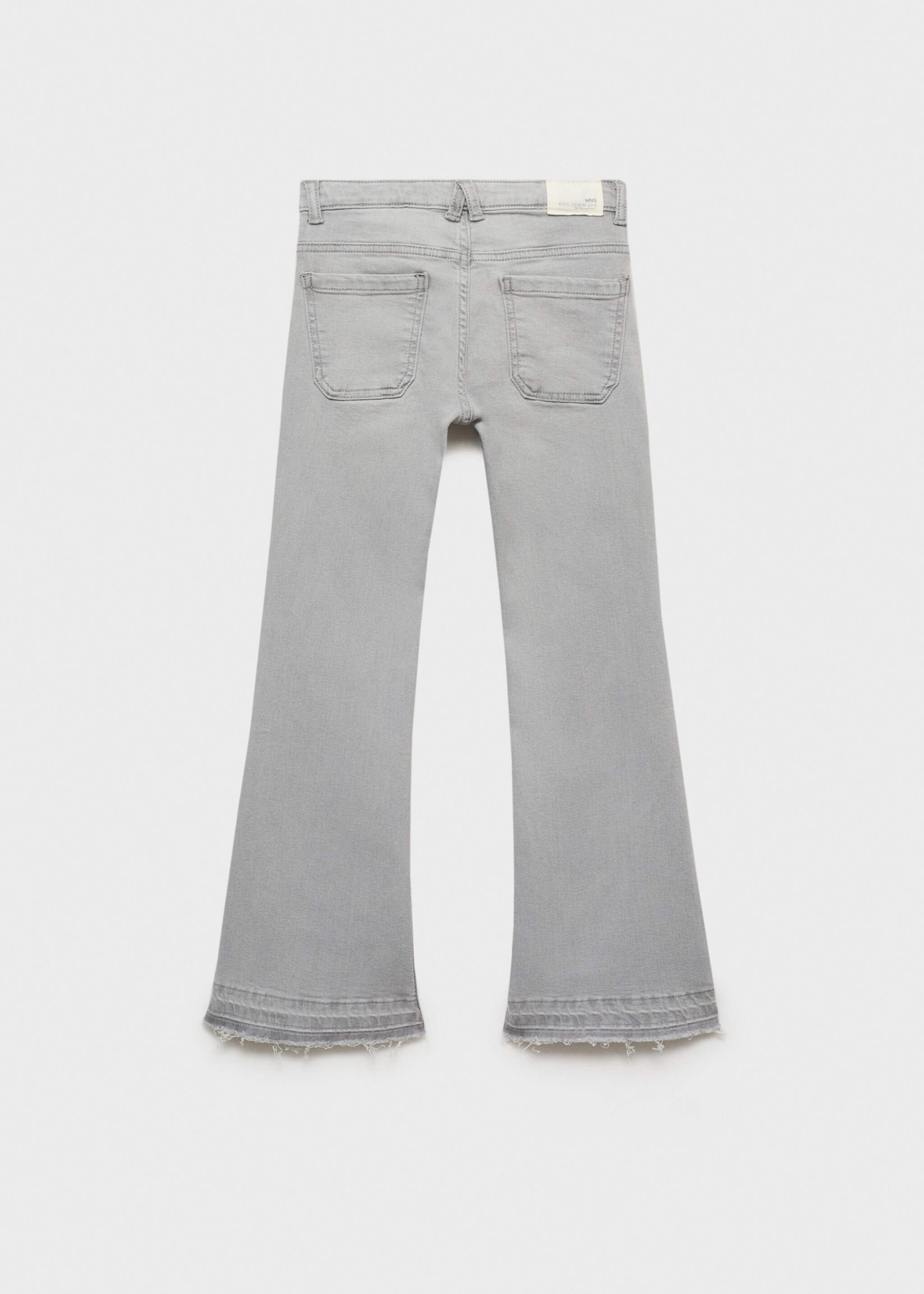 Frayed low-rise skinny jeans - Reverse of the article, Denim Grey. Ref: 87030425-00.