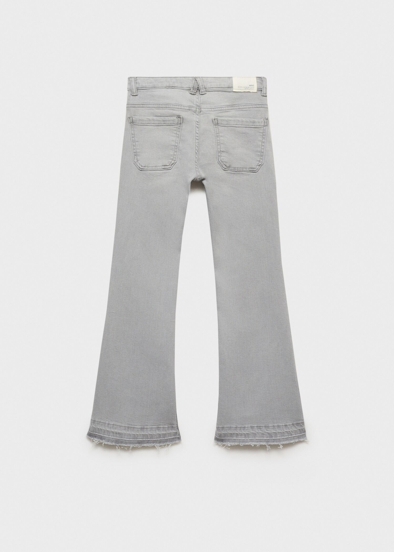 Frayed low-rise skinny jeans - Reverse of the article