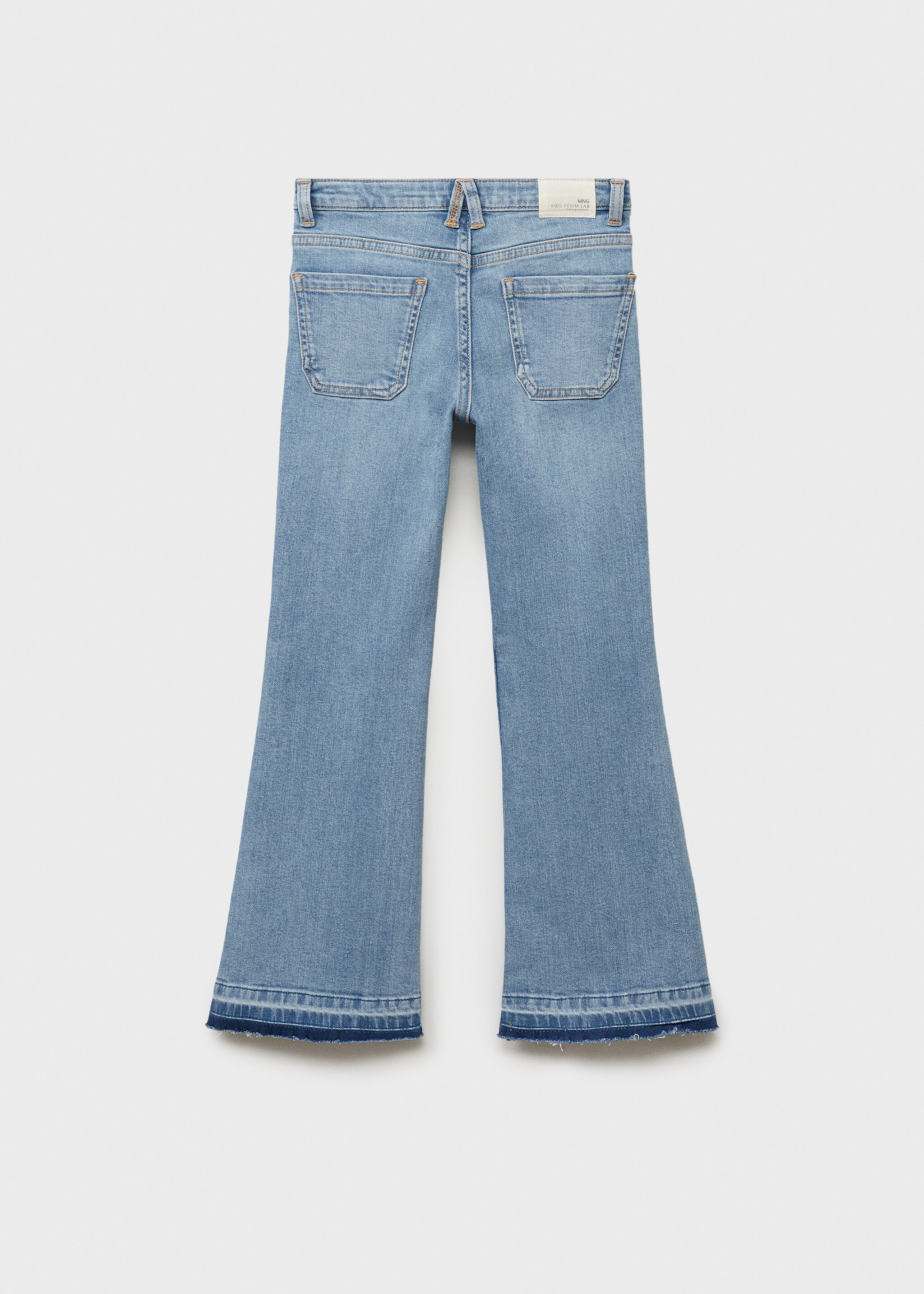 Frayed low-rise skinny jeans - Reverse of the article, Medium Blue. Ref: 87030425-00.