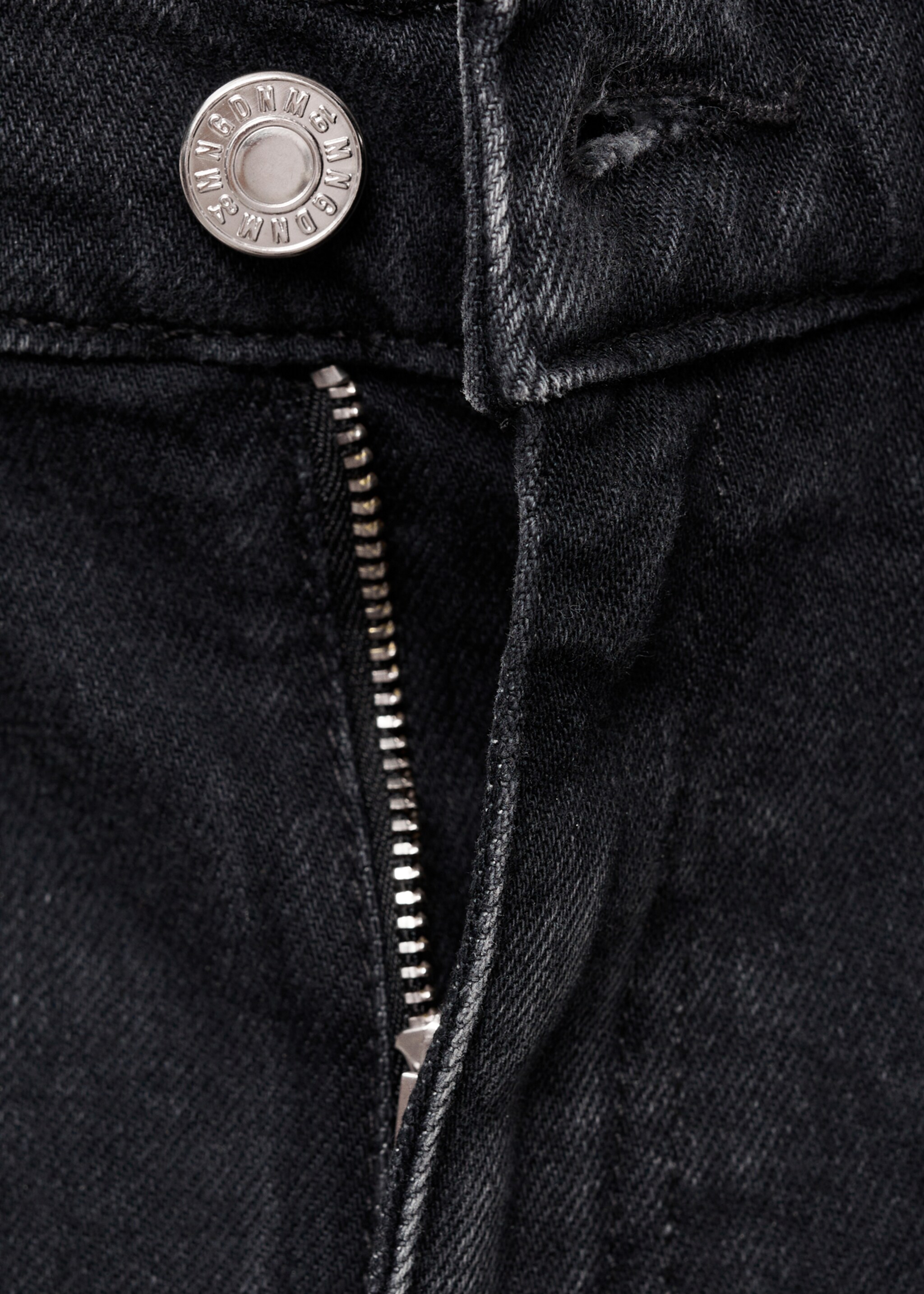 Jean Claudia slim crop - Détail de l'article 8, Black denim. Ref: 87030426-00.