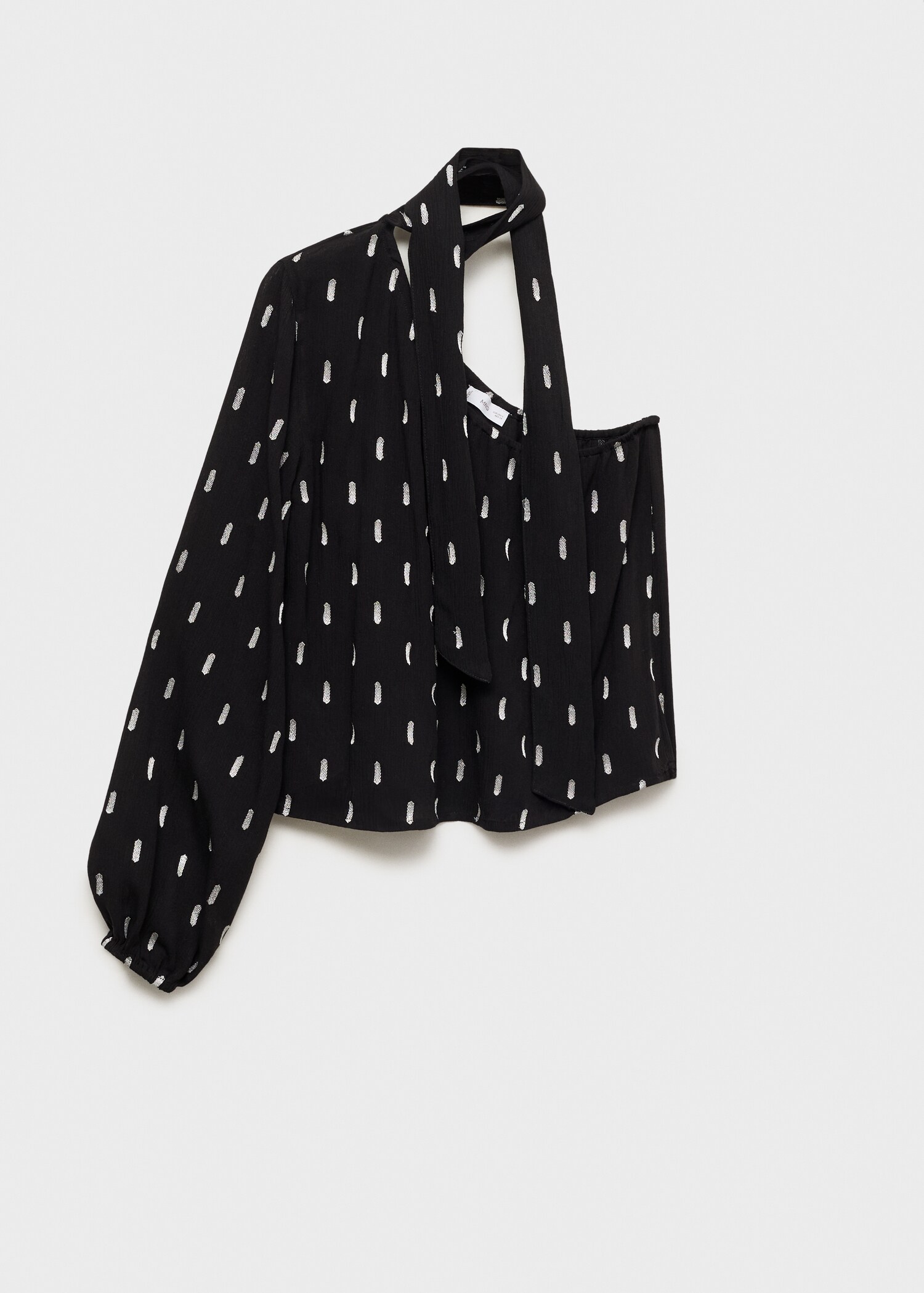 Brusa asimètrica estampada - Article sense model