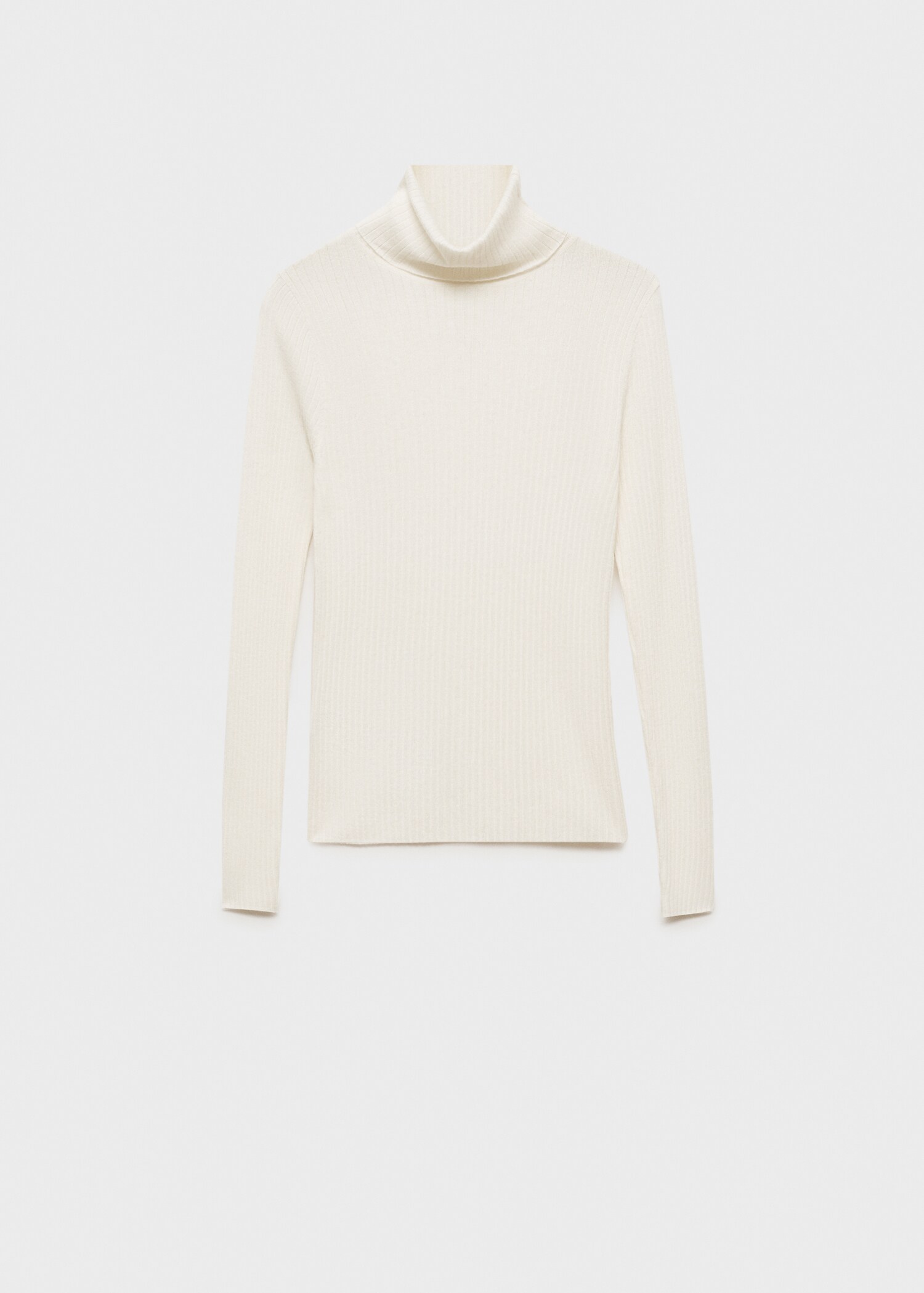 Pull-over laine mélangée col roulé - Article sans modèle