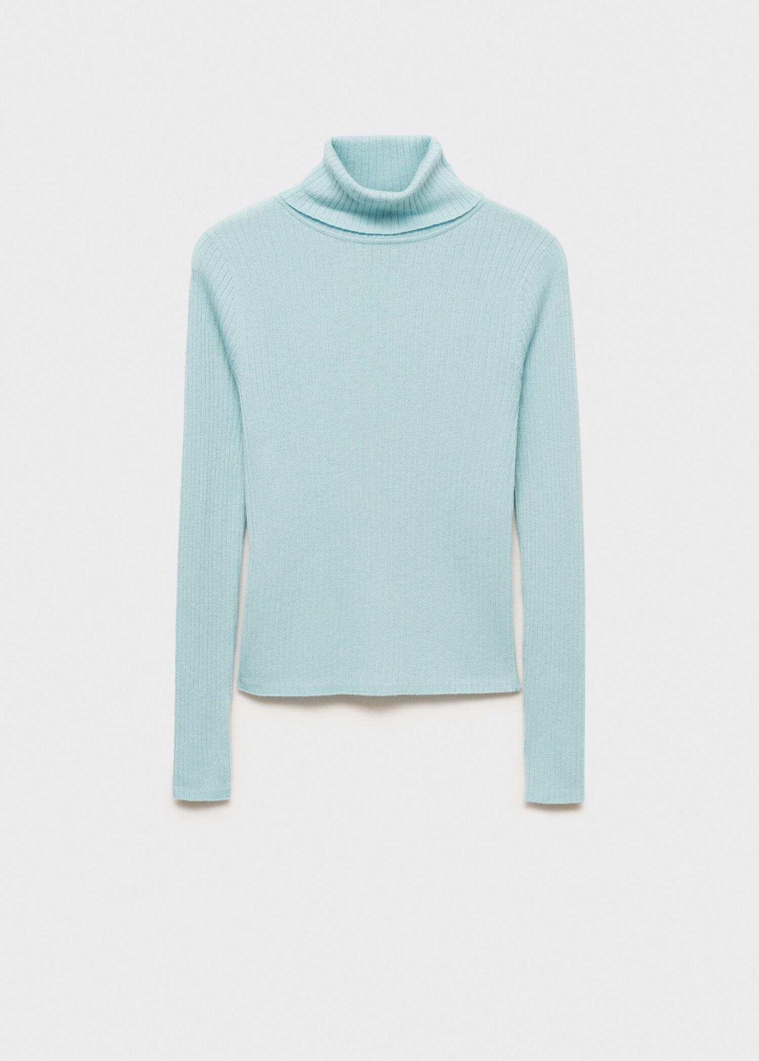 Pull-over laine mélangée col roulé - Article sans modèle