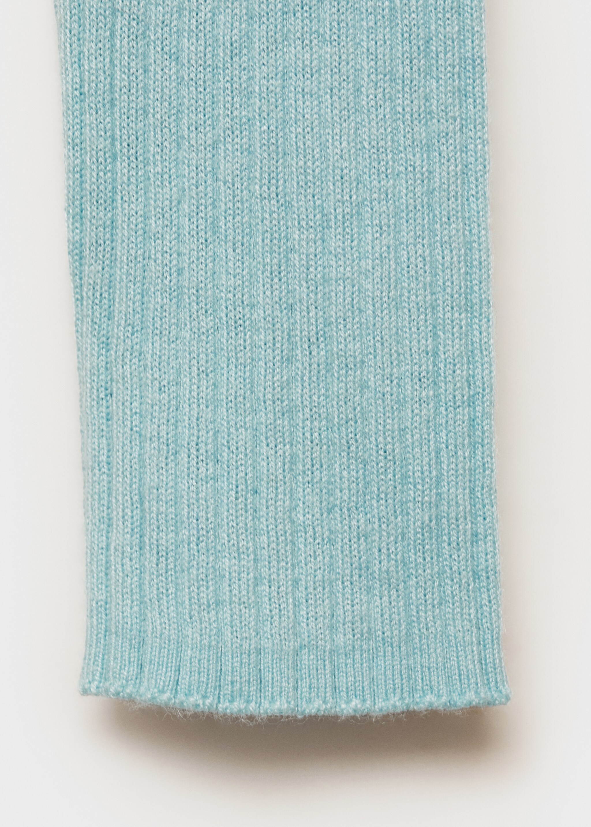 Genser i ullblanding med høy hals - Artikkeldetalj 0, Havgrønn. Ref: 87030441-00.