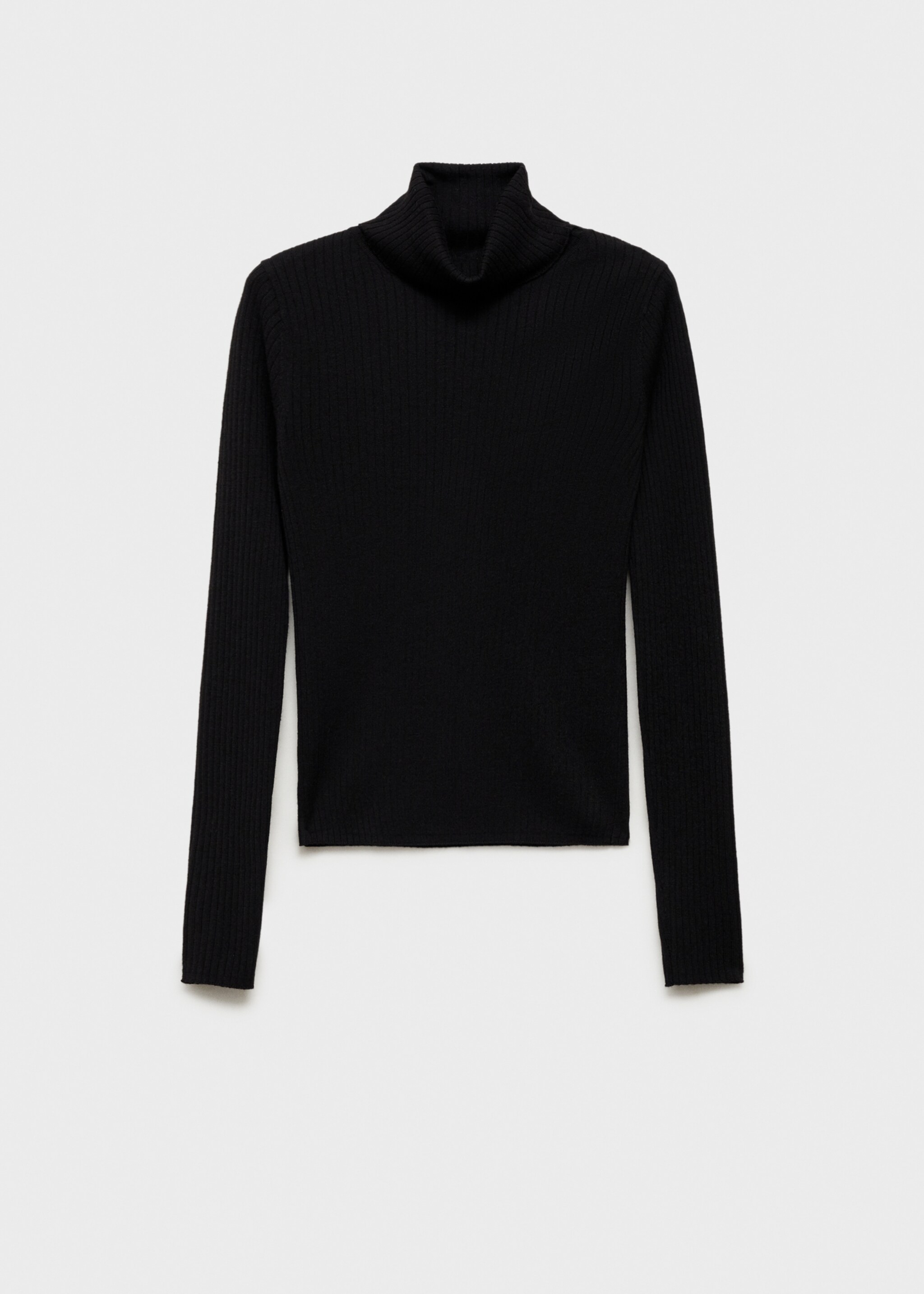 Wool blend turtleneck sweater - Article without model, Black. Ref: 87030441-00.