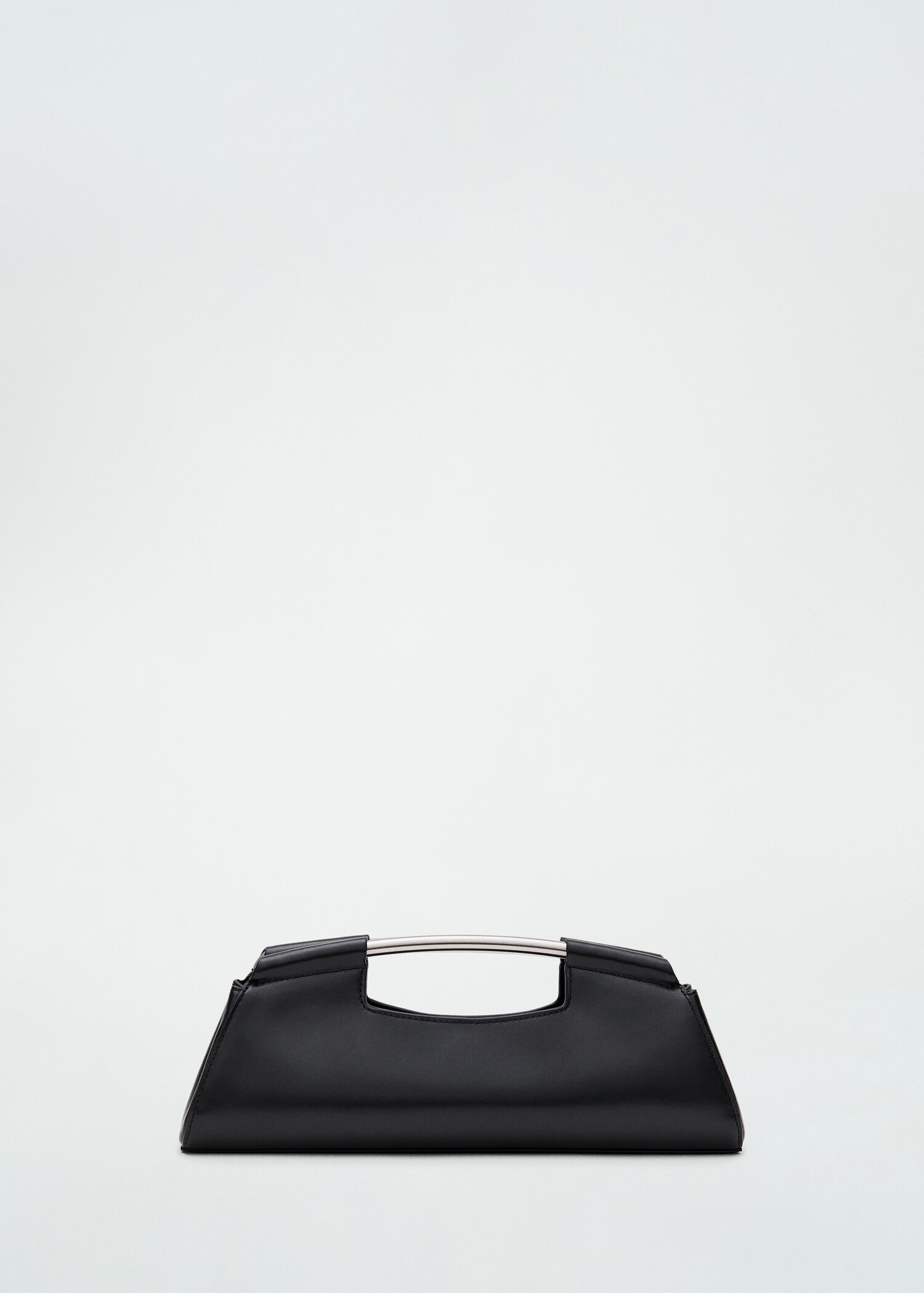 Leather bag with metal handle - Article without model