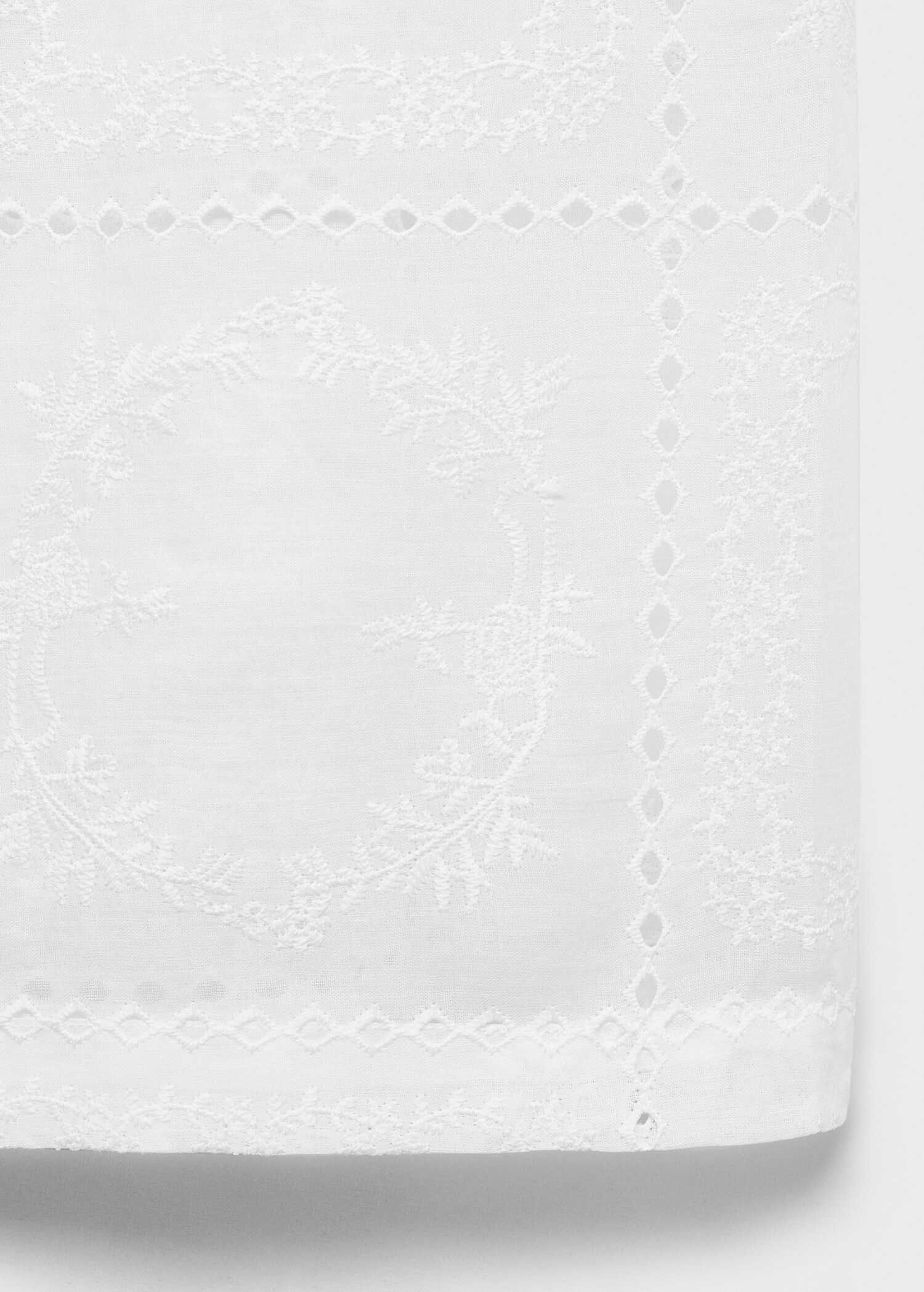 Pantalon 100 % ramie brodé - Détail de l'article 0