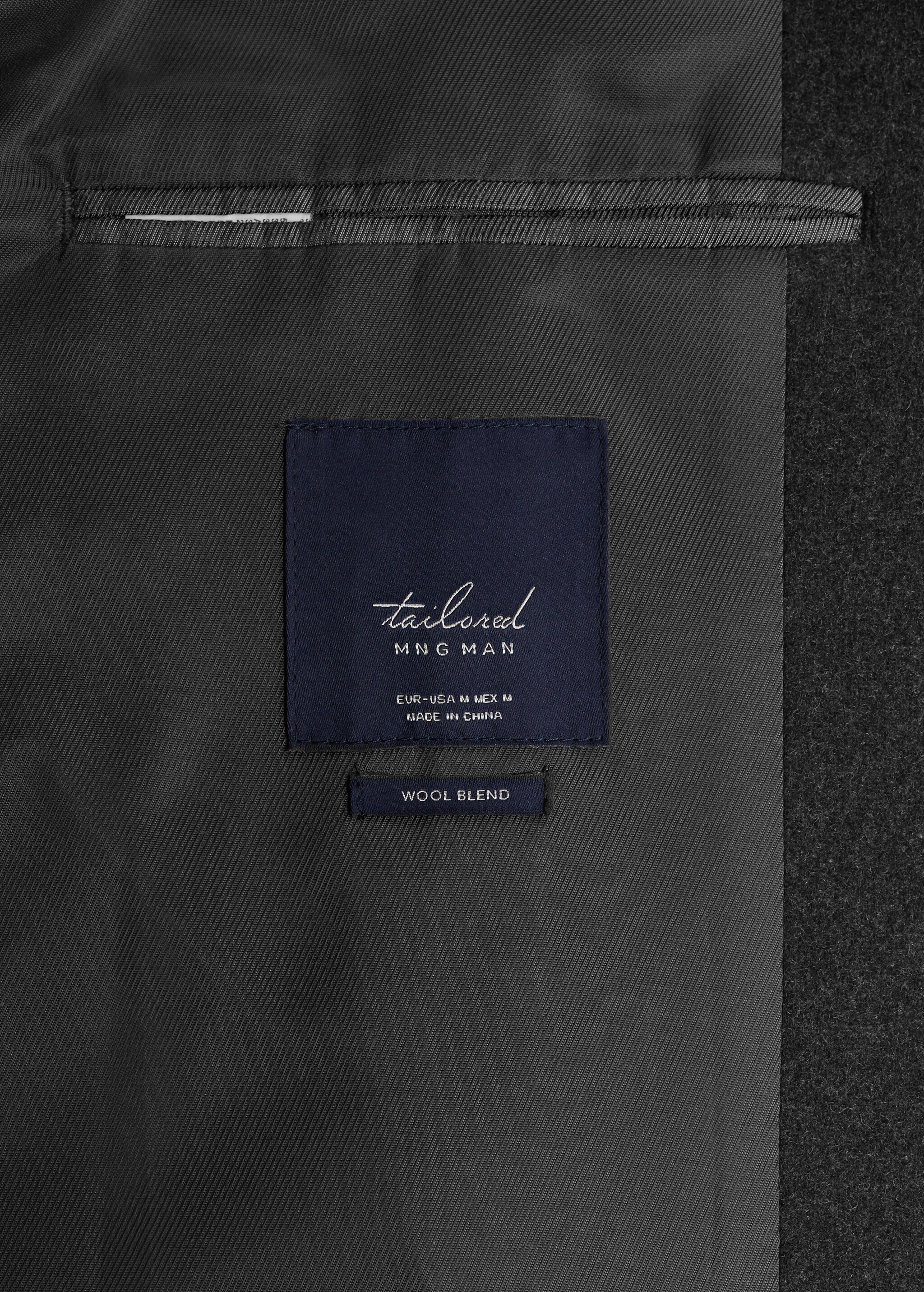 Dlouhý vlněná kabát Tailored - Detail zboží 8