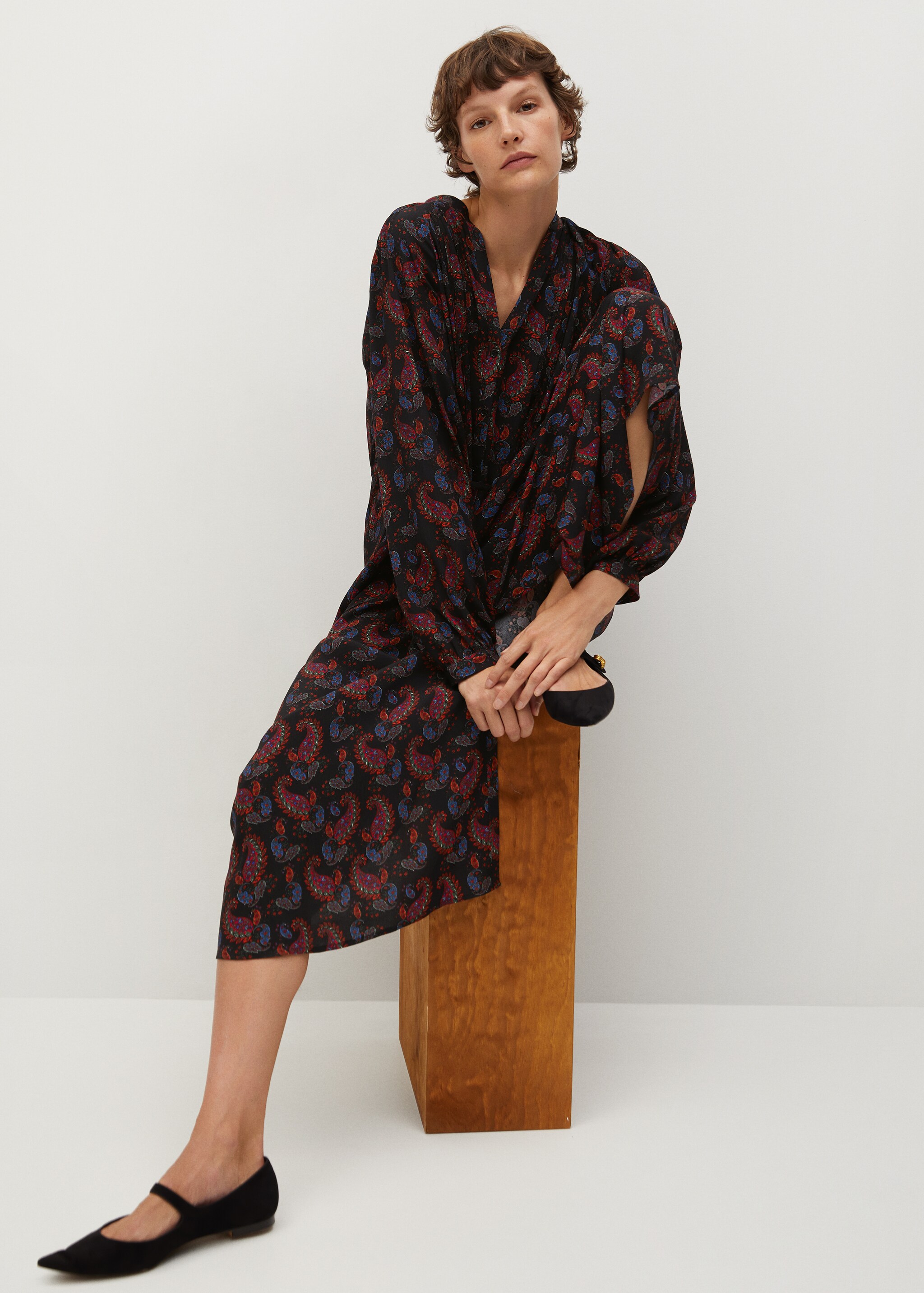 Vestido estampado paisley - Detalle del artículo 2