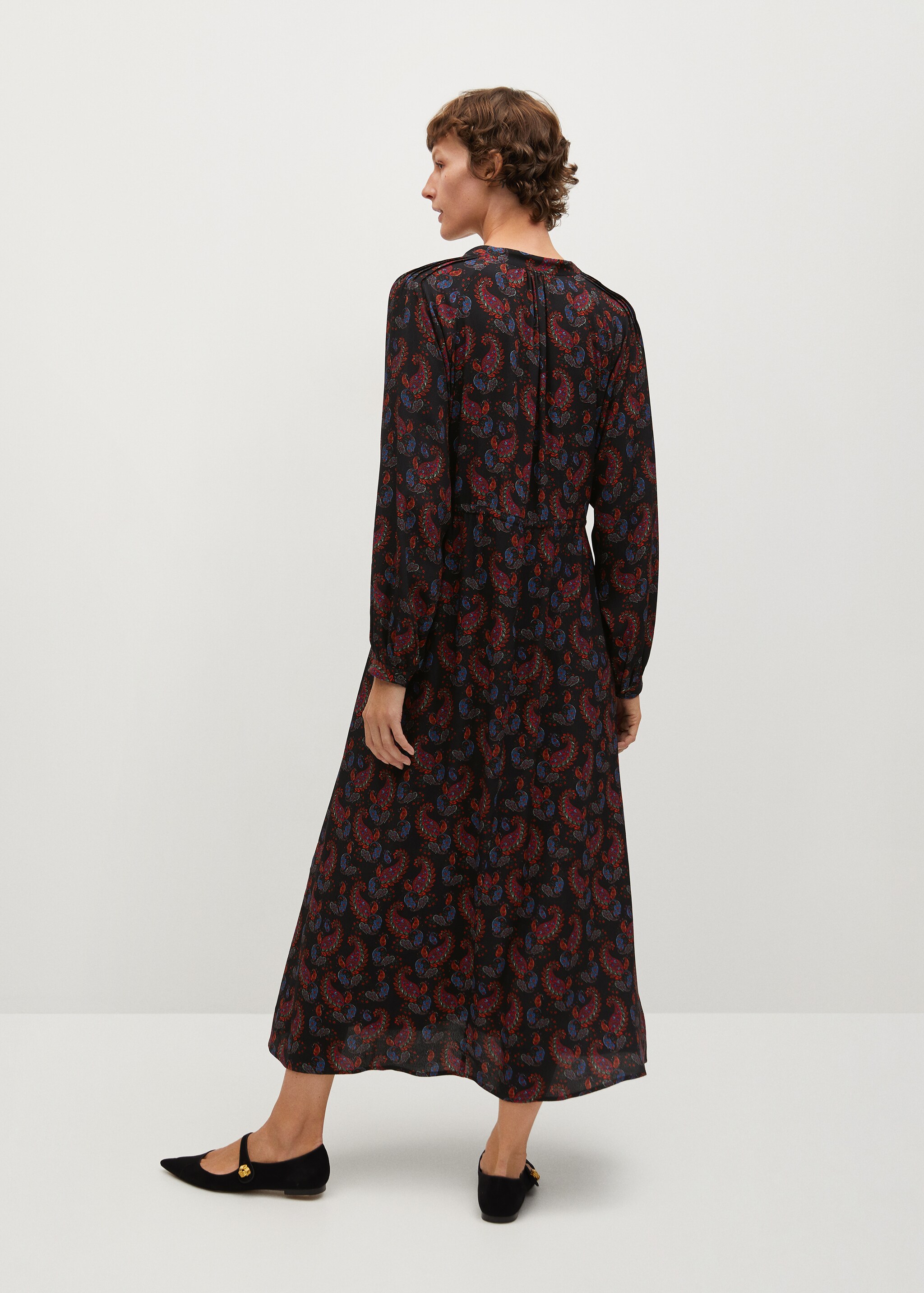 Vestido estampado paisley - Reverso del artículo