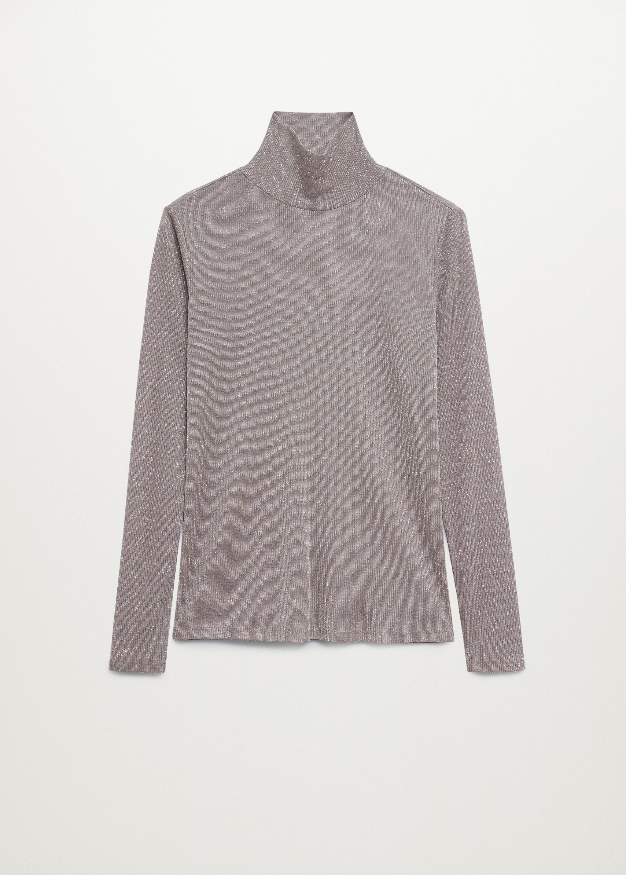 Camiseta canalé cuello alto - Artículo sin modelo