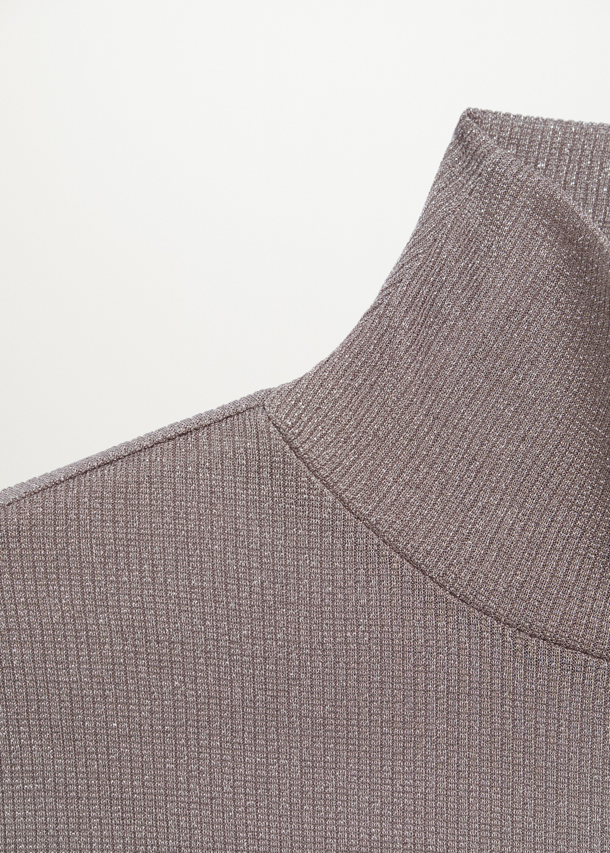 Camiseta canalé cuello alto - Detalle del artículo 8