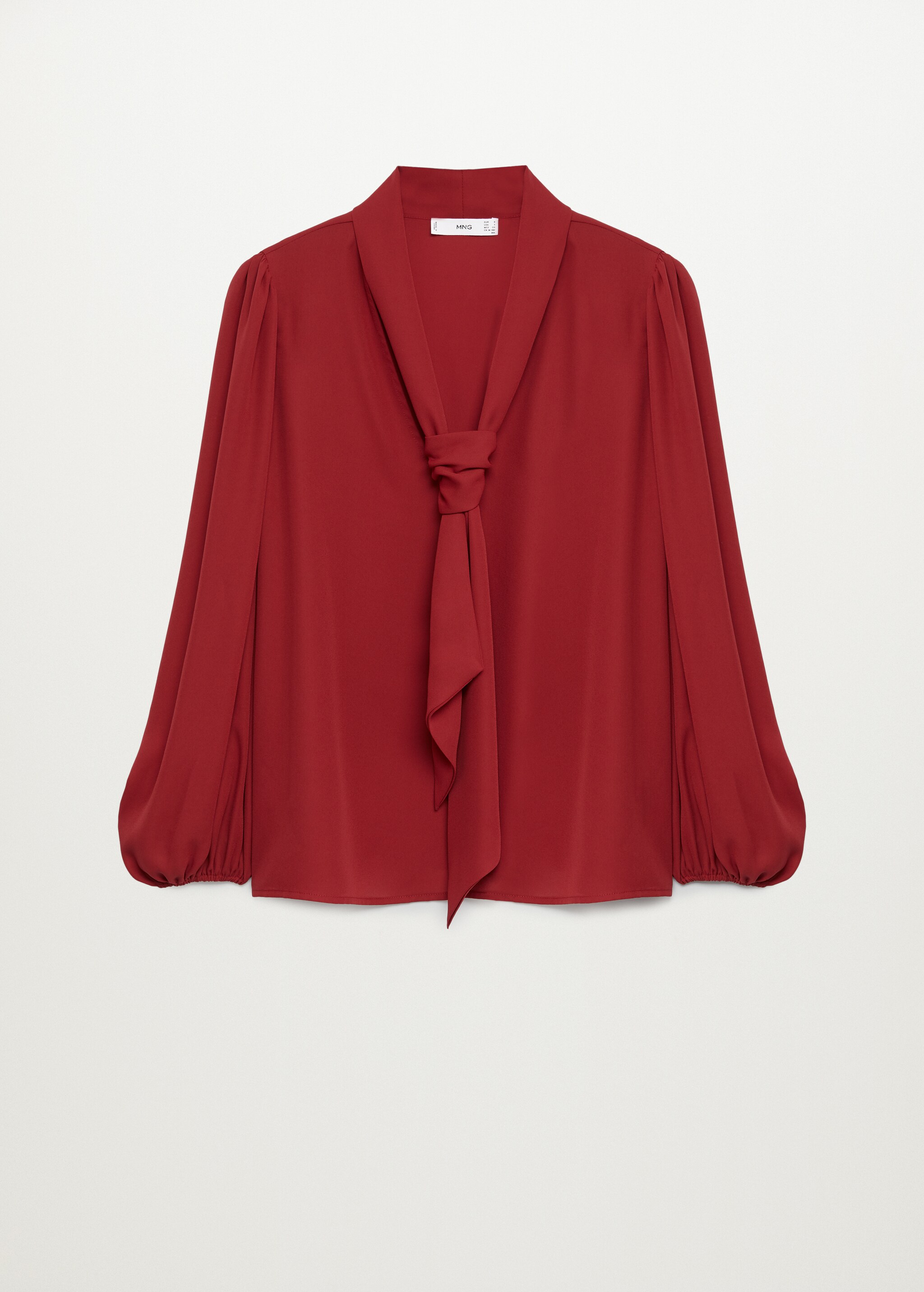 Blusa fluida nudo - Artículo sin modelo