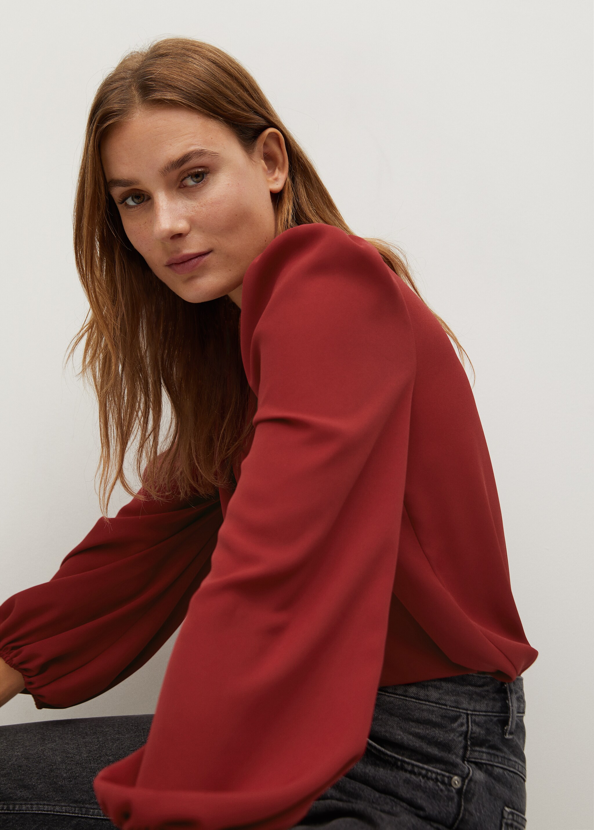 Blusa fluida nudo - Detalle del artículo 2