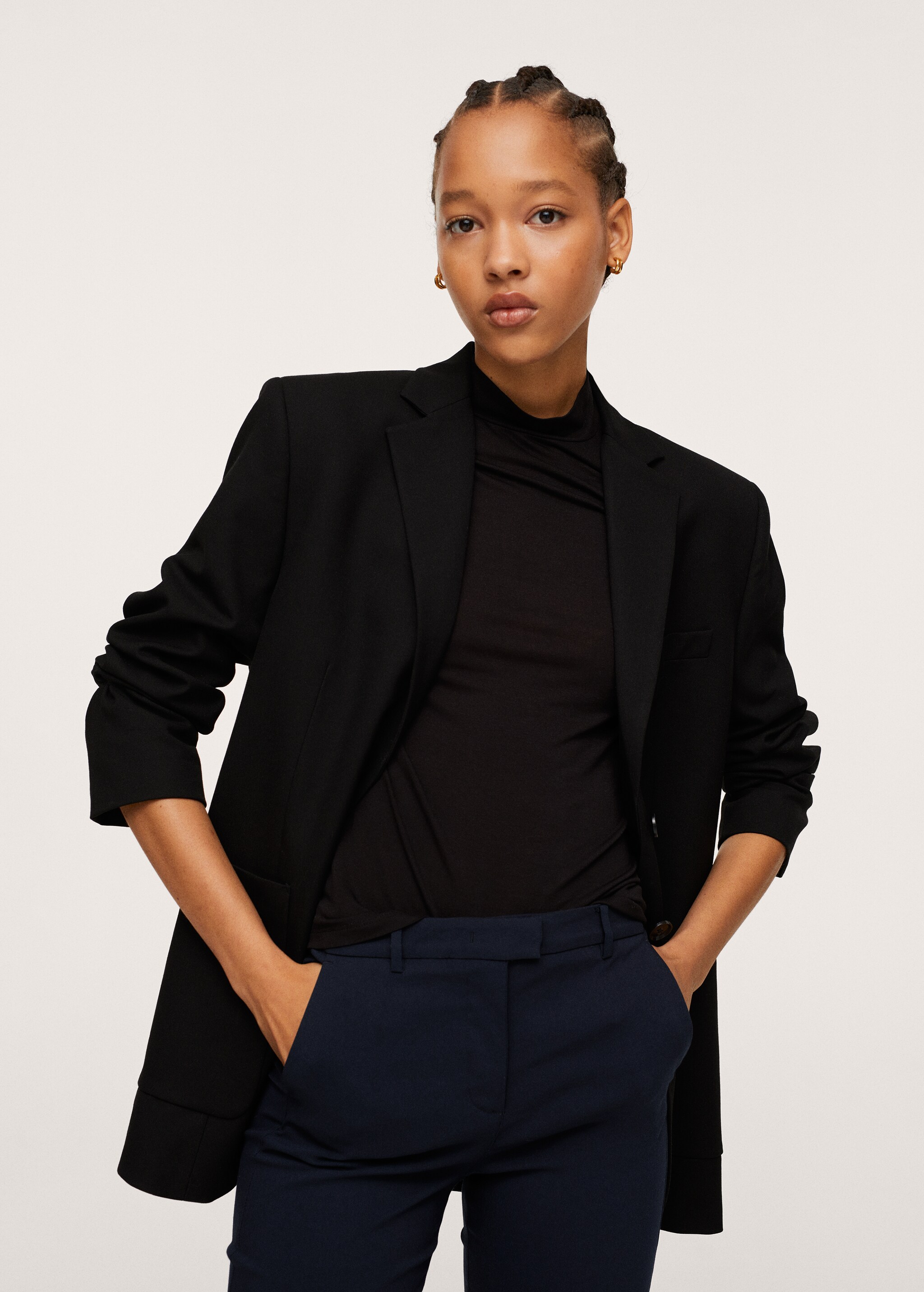 Crop skinny trousers - Details of the article 2