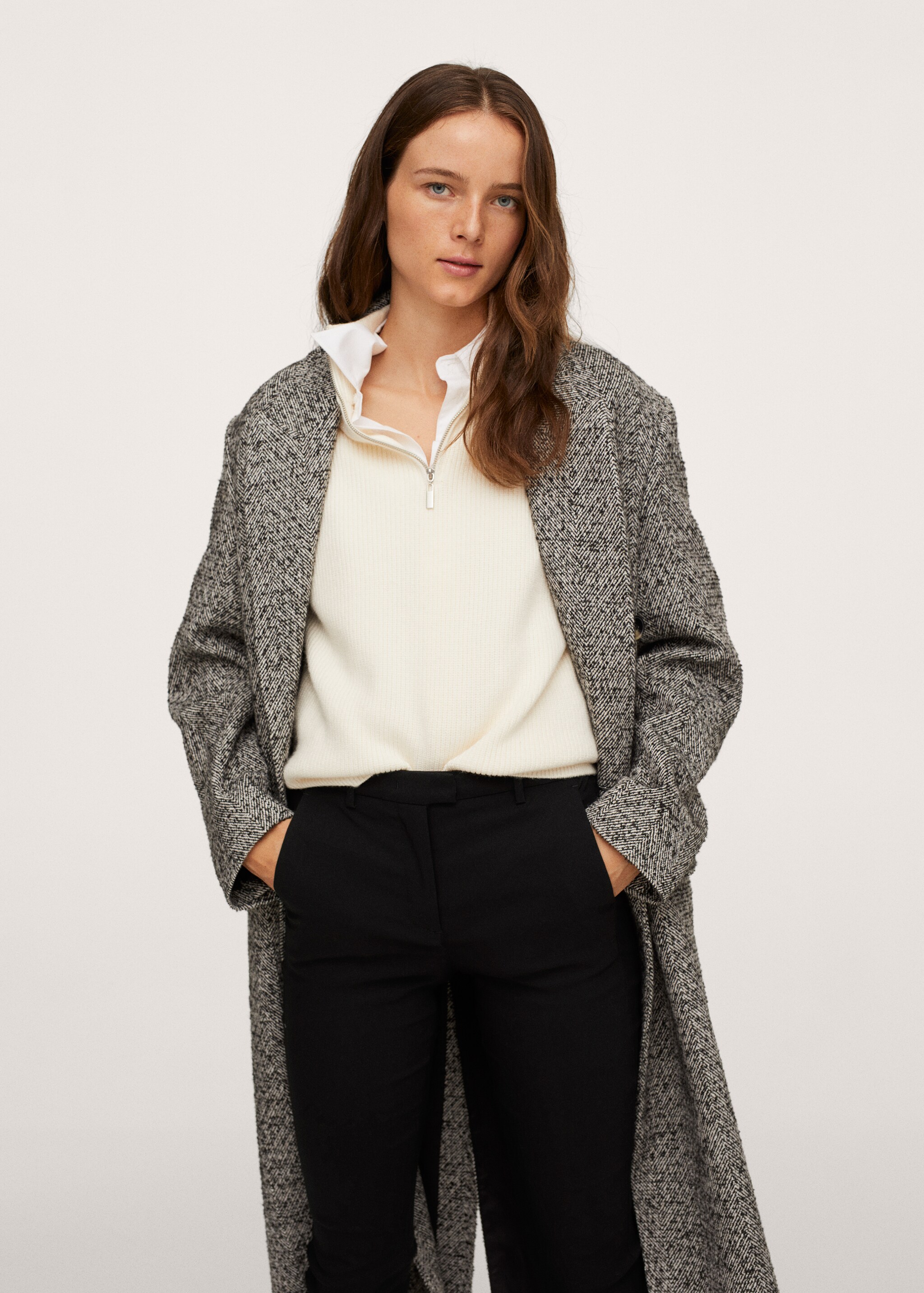 Crop skinny trousers - Details of the article 1