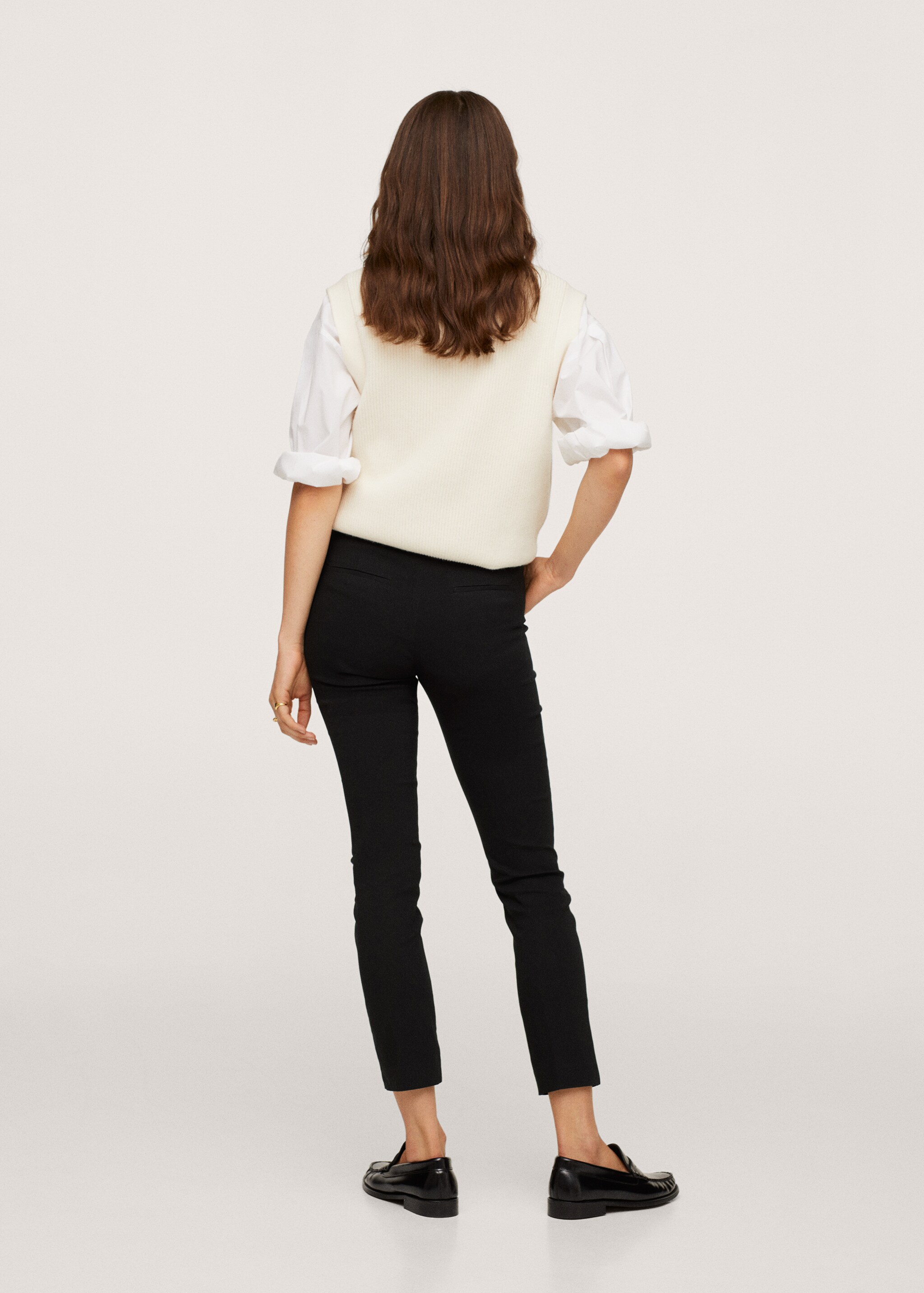 Crop skinny trousers - Reverse of the article