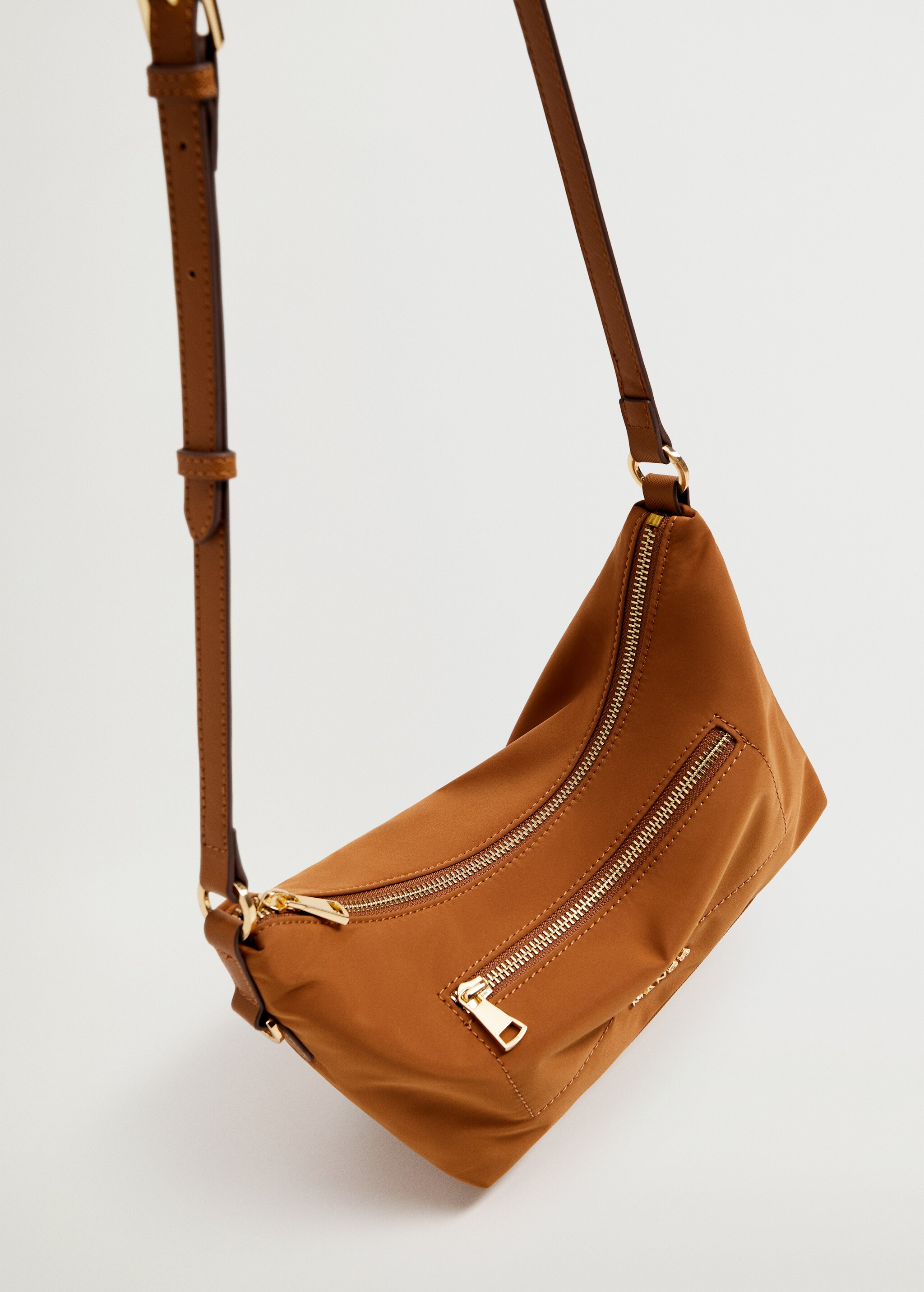 Nylon cross-body bag - Medium plane
