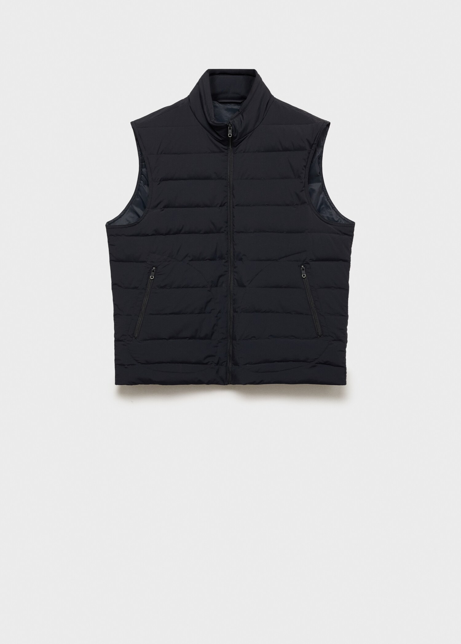 Quilted waistcoat with down and feather filling - Article without model